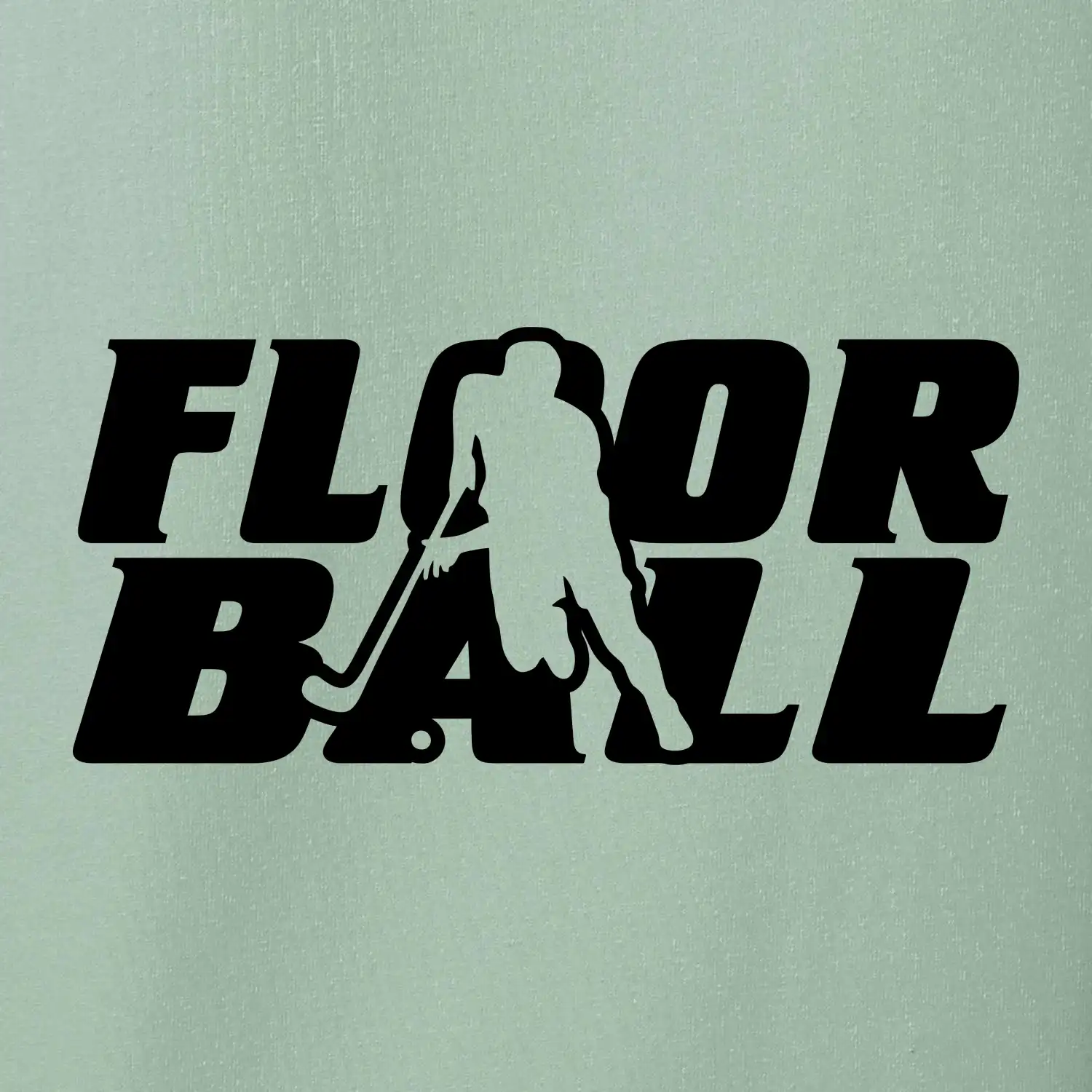 Floorball nápis rovný