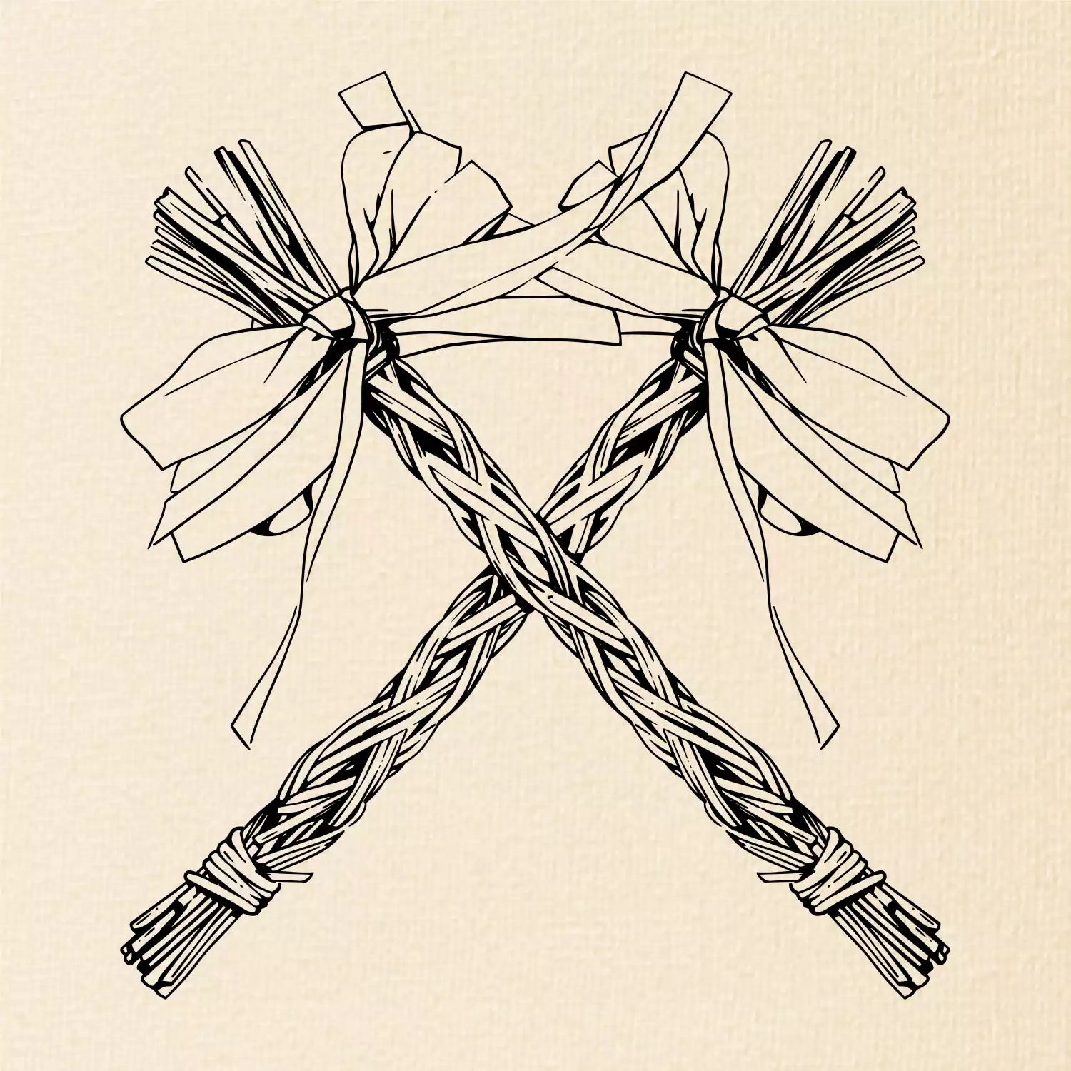 Pomlázky zkřížené