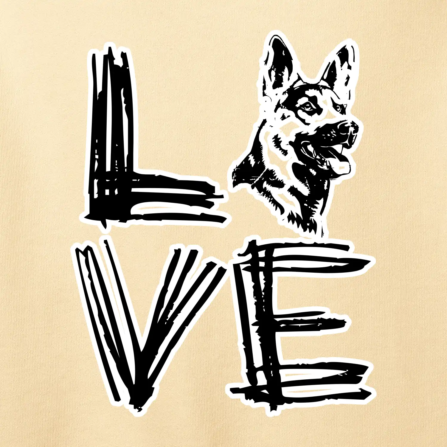 Německý ovčák love