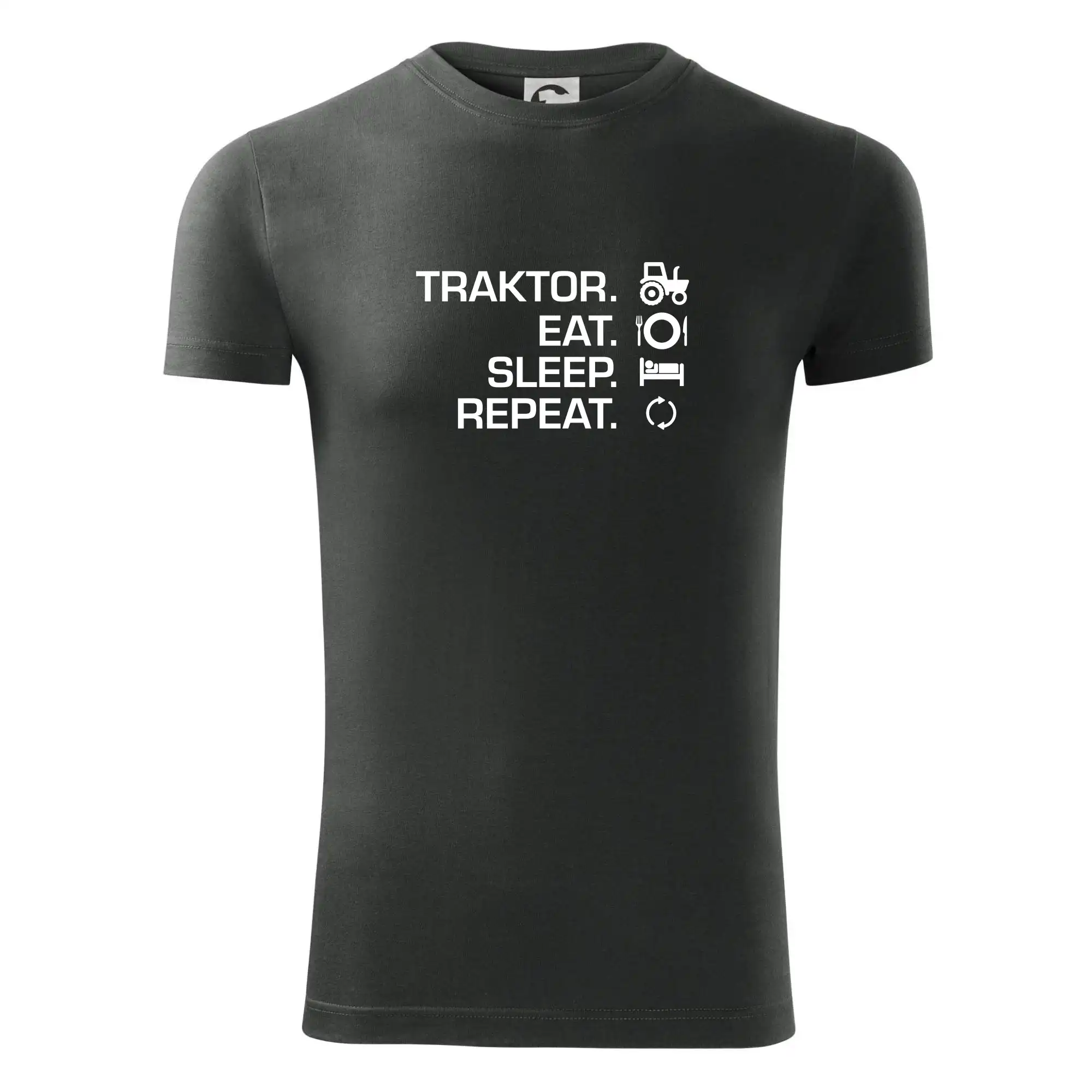 Traktor eat sleep repeat - Viper FIT - Pánske zúžené tričko