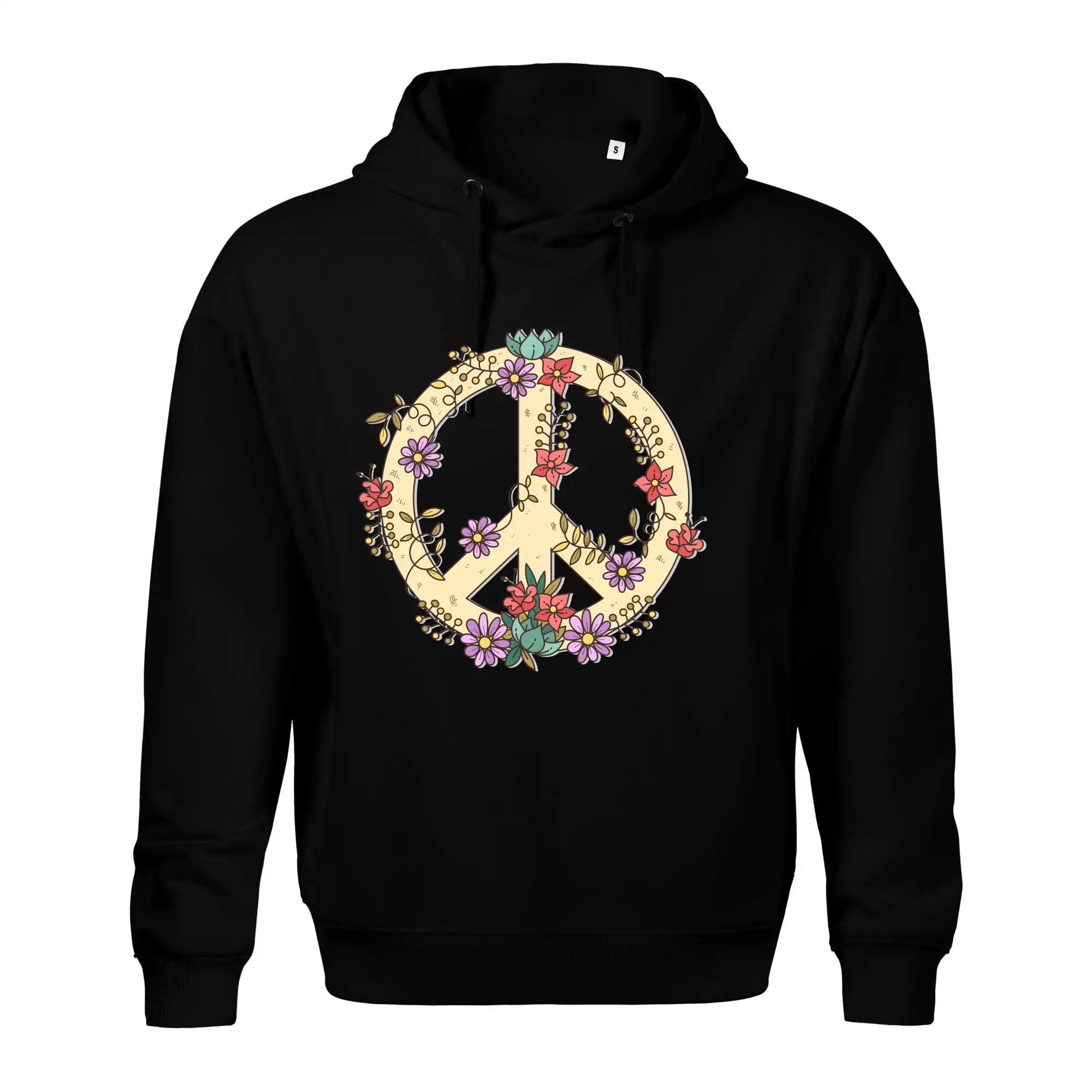 Peace symbol pískový