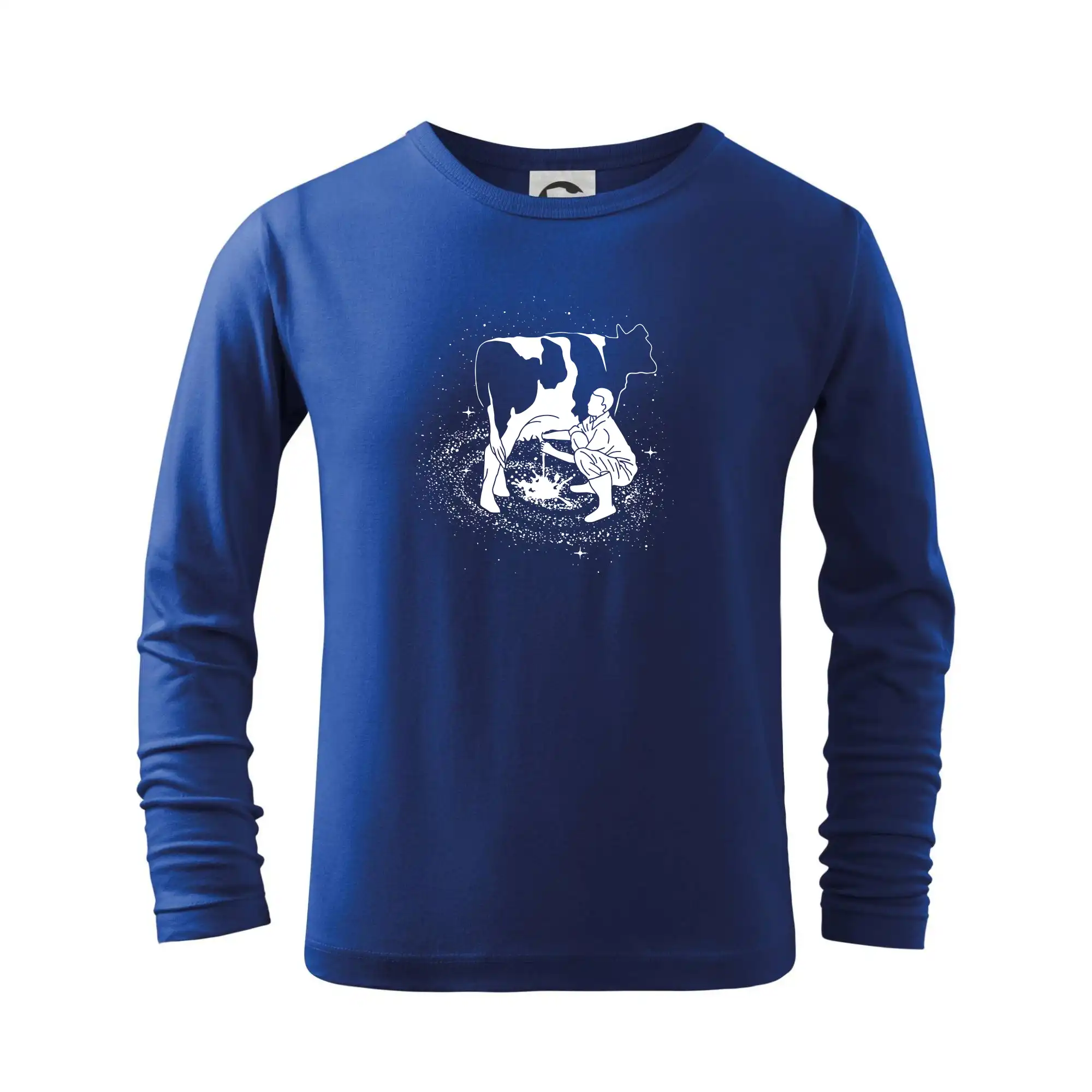 Tričká s kravou - Milky Way Kráva - Tričko detské Long Sleeve