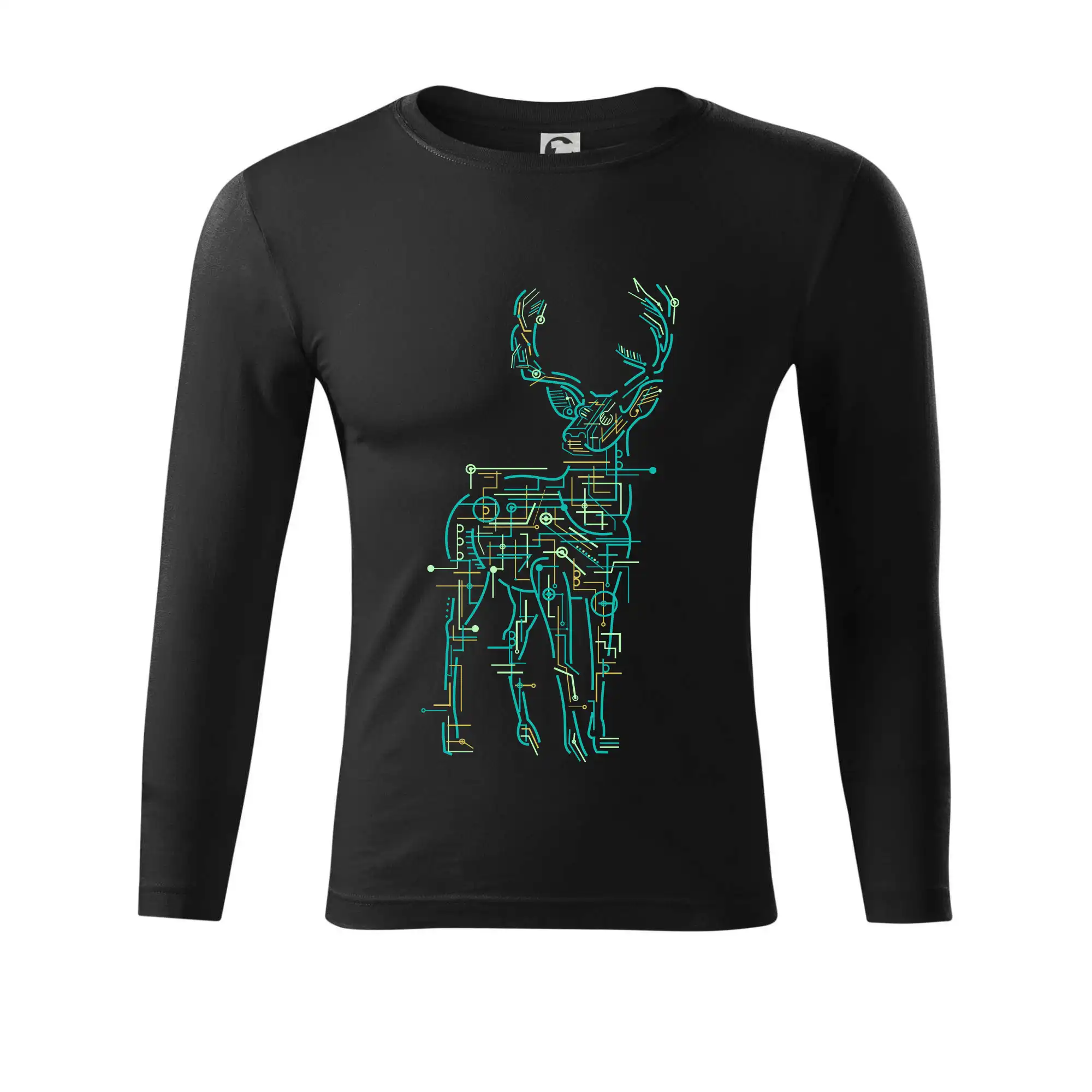 Grafické tričká - Electric Deer - Tričko Progress s dlhým rukávom