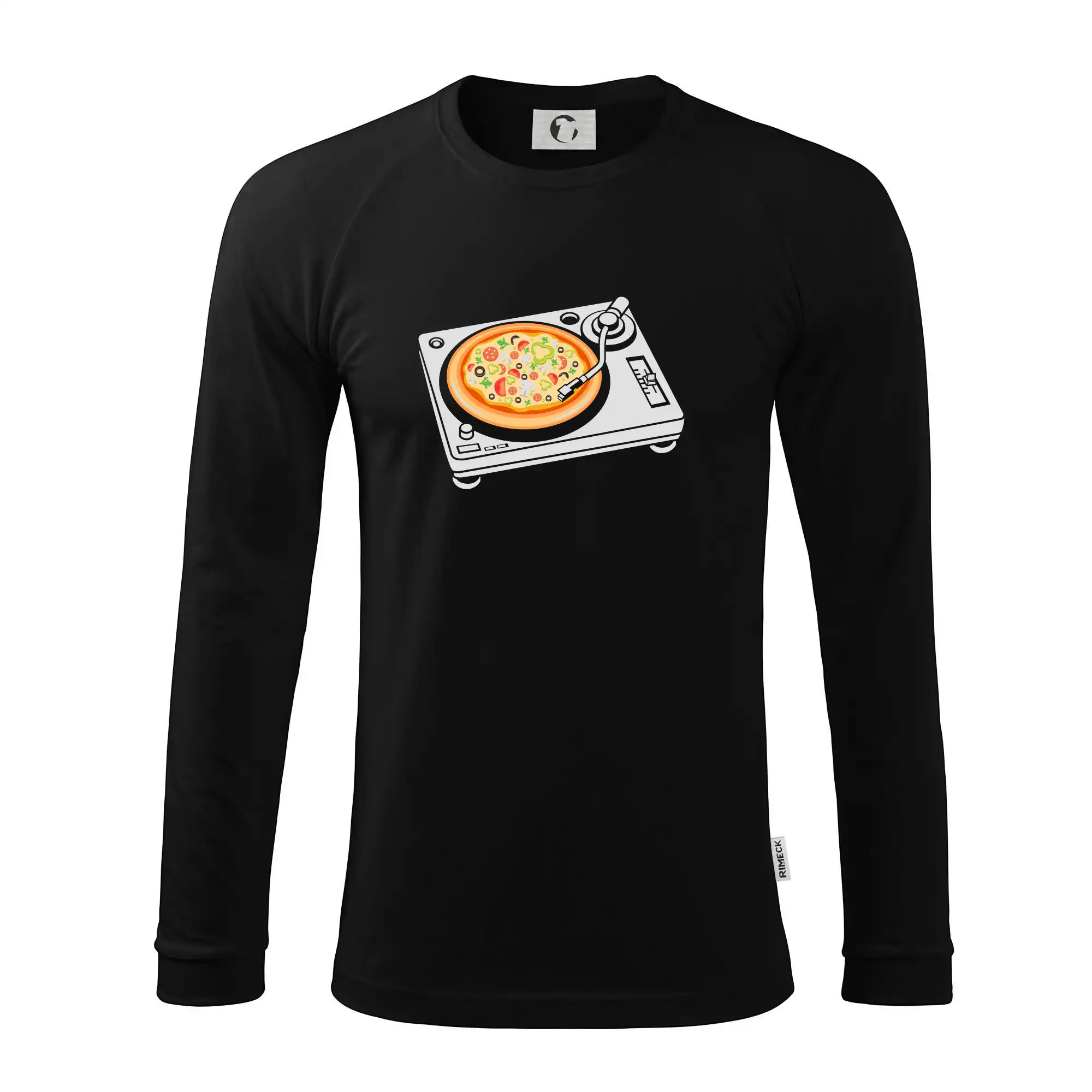 Pizza Scratch - Pánske tričko s dlhým rukávom LS130