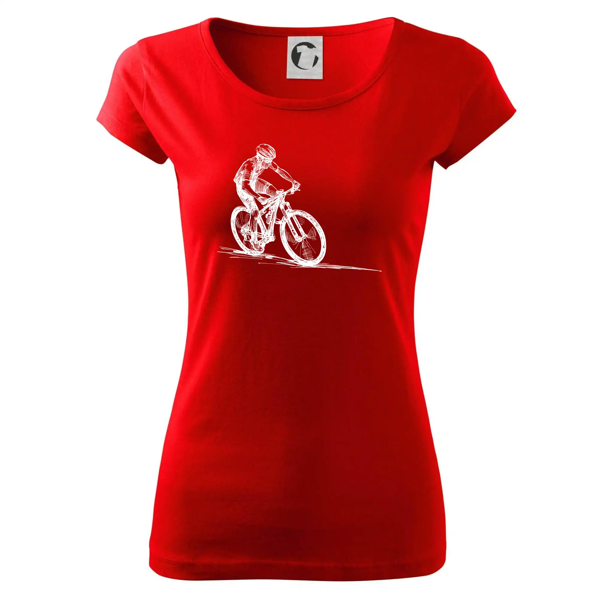 MTB kreslený cyklista