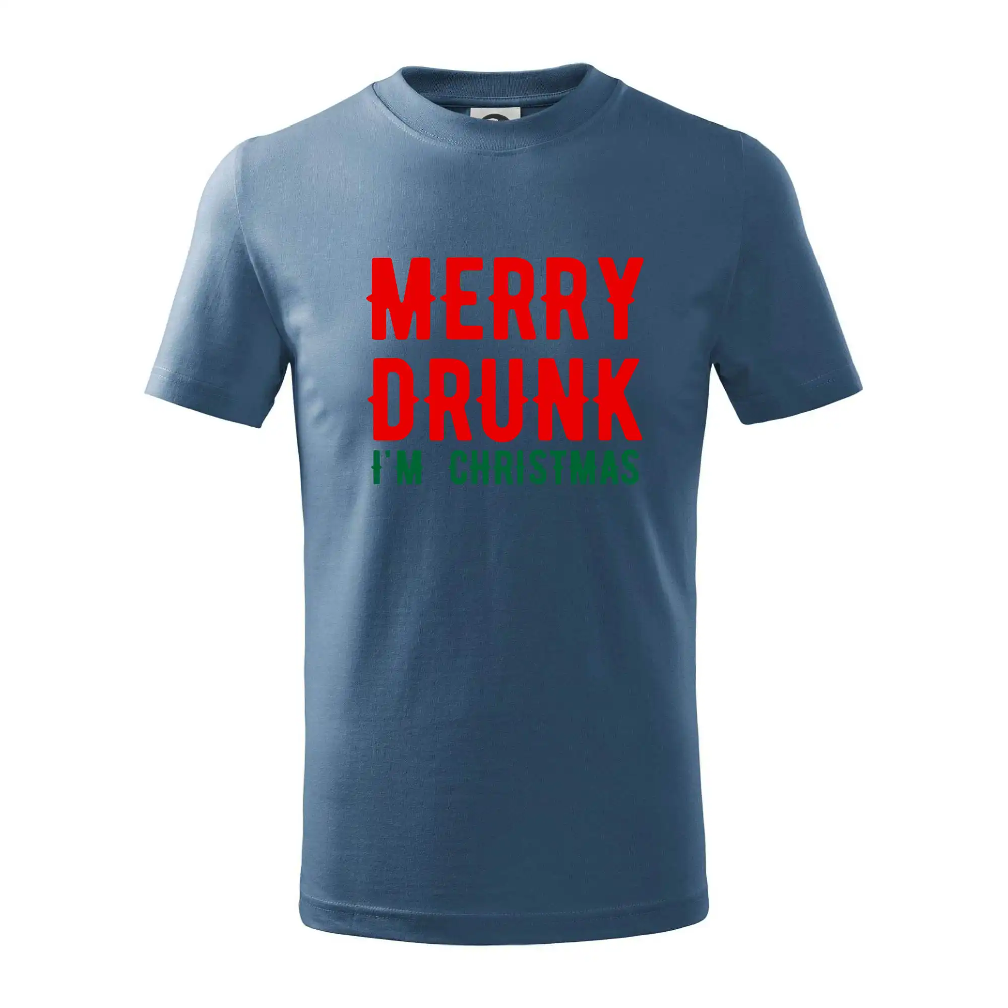 Vianočné tričká - Merry Drunk I'm Christmas - Tričko detské bavlnené