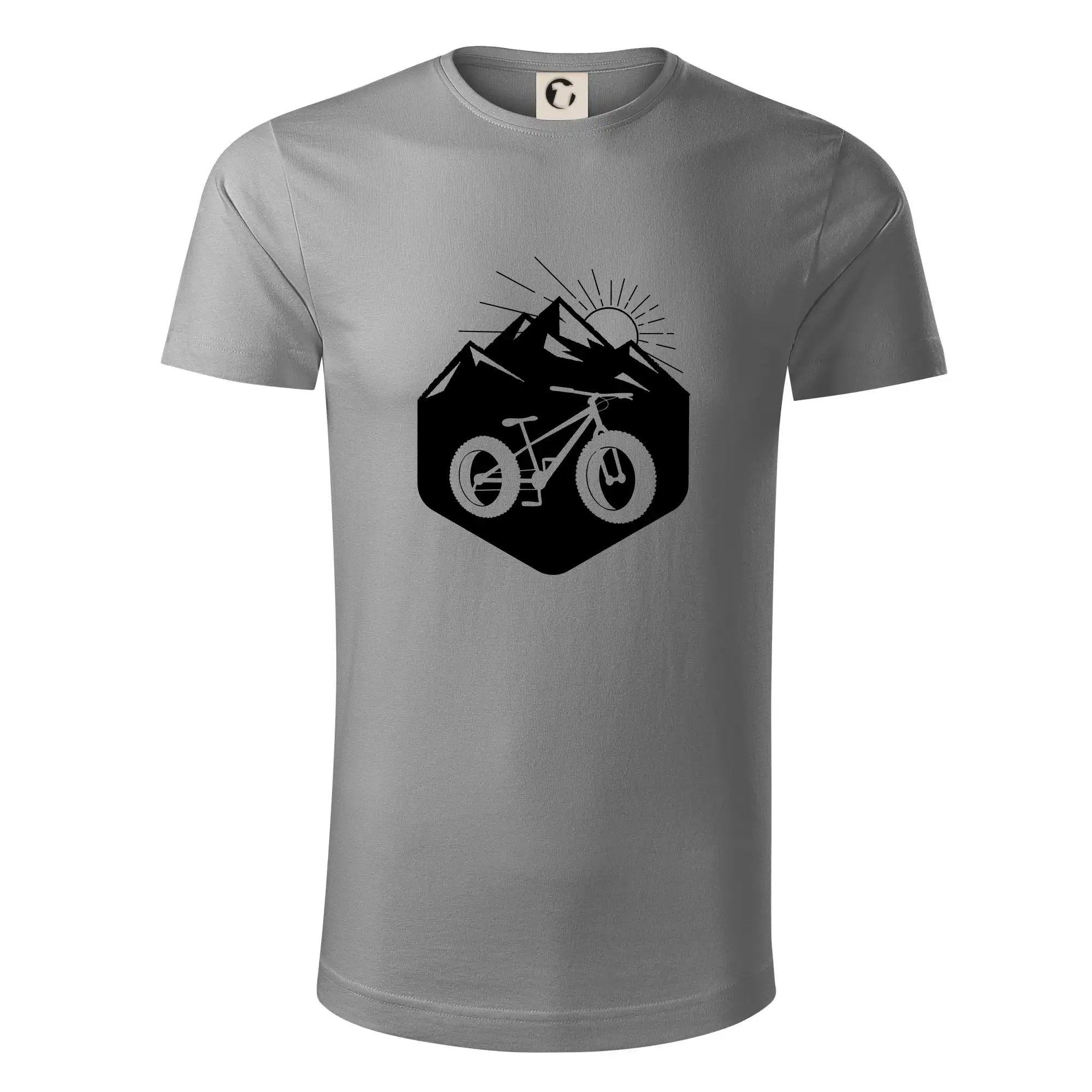 Tričko ako darček pre cyklistu - Fatbike hory - Tričko z organickej bavlny
