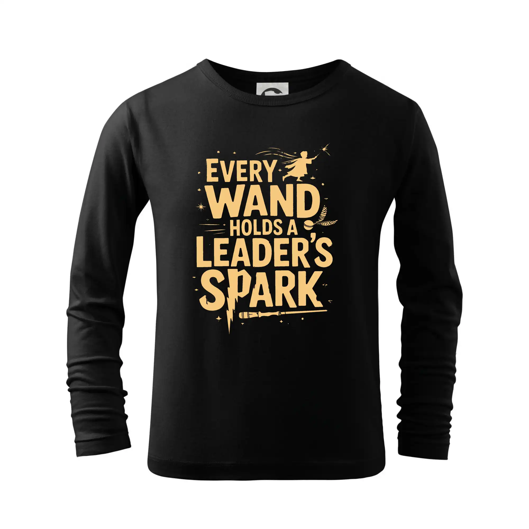 Filmové tričká - Every wand holds a leader’s spark - Tričko detské Long Sleeve