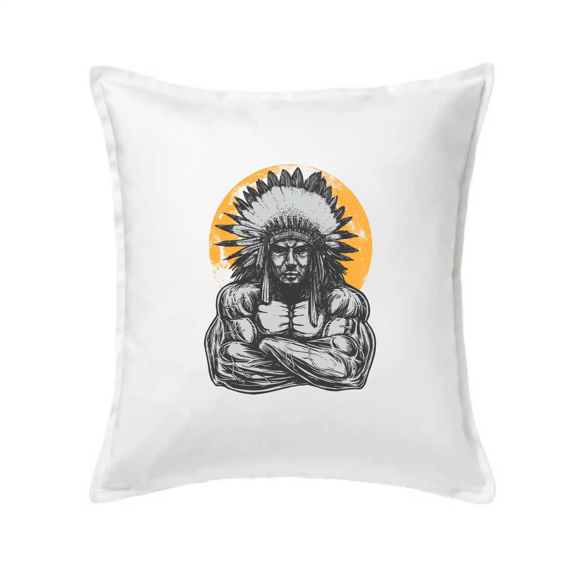 Grafické tričká - Indián z posilky - Vankúš 50x50