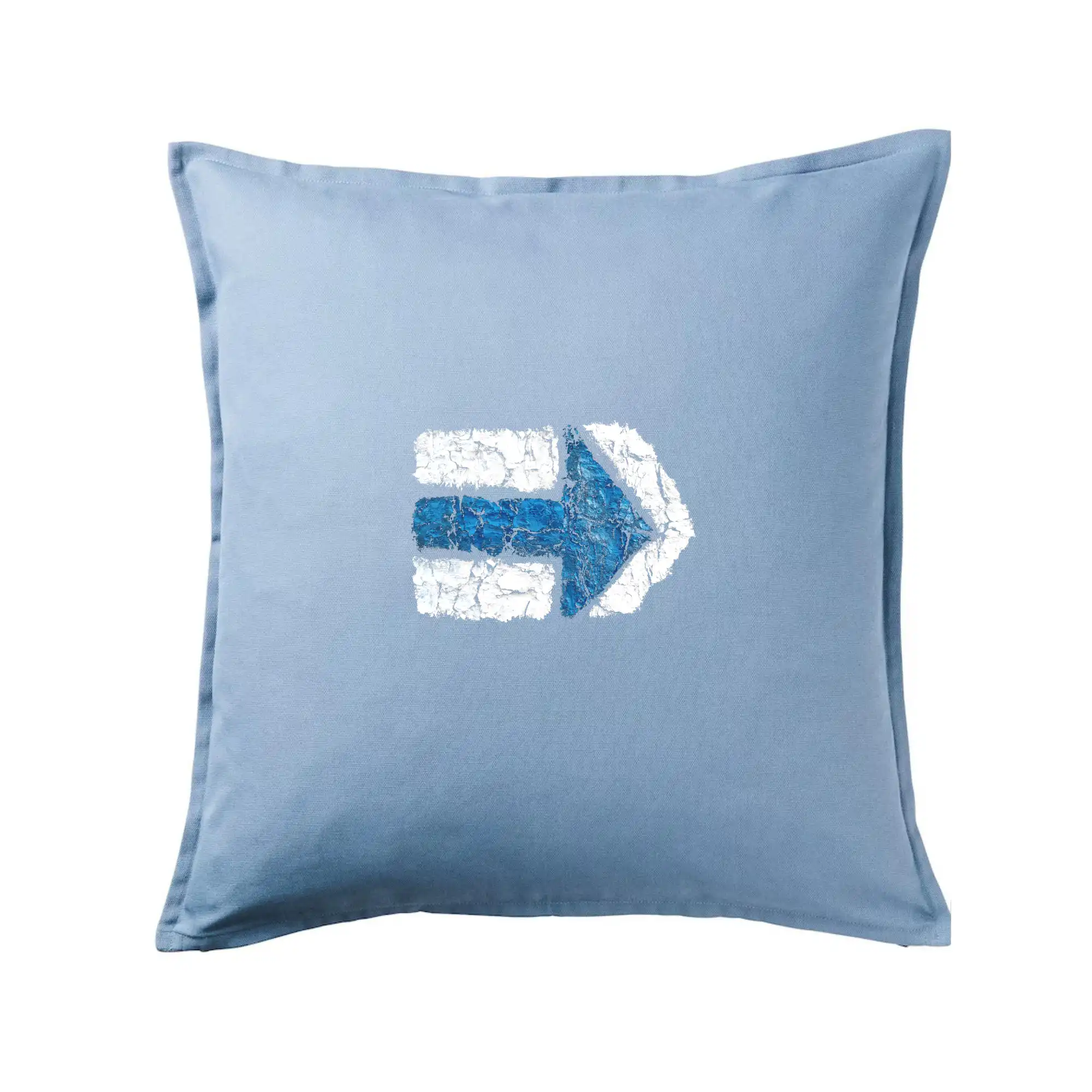 Trička na kempovanie - Párová turistická značka modrá - Vankúš 50x50