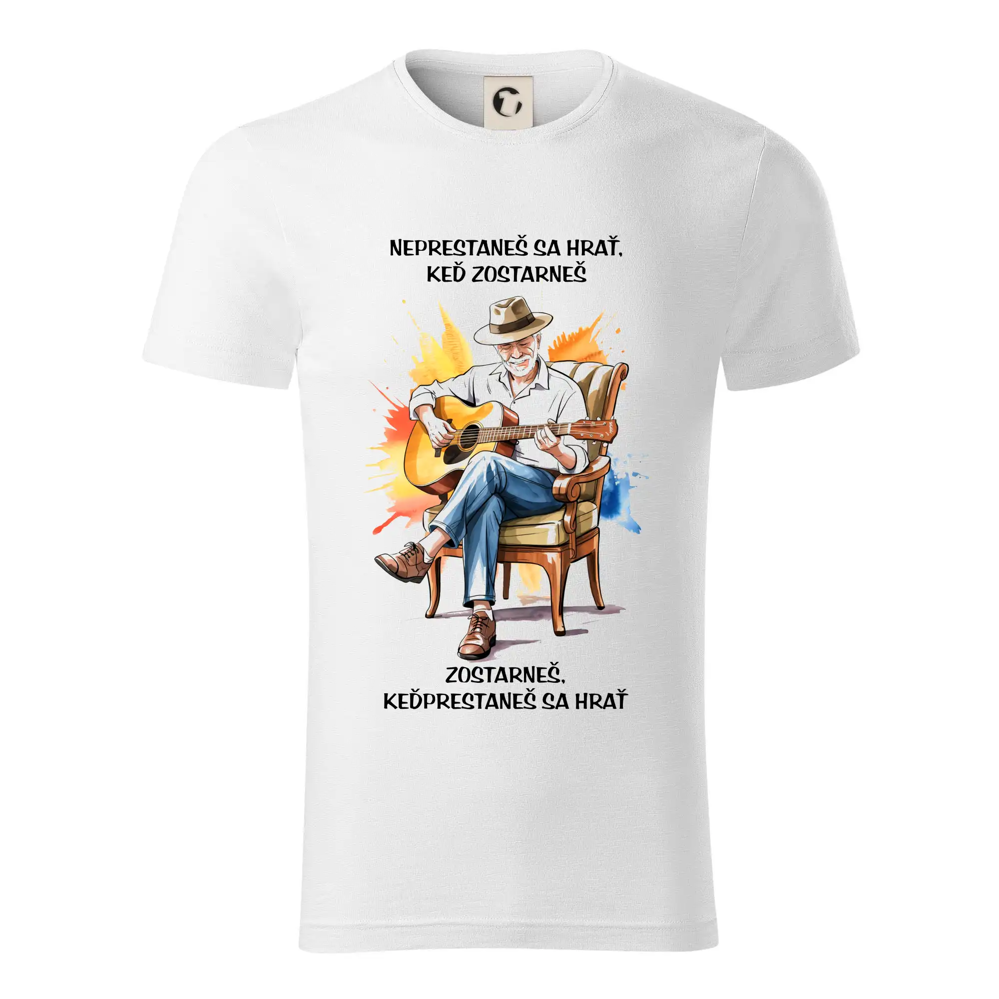 Neprestaneš hrať,keď zostarneš - Tričko z organickej bavlny