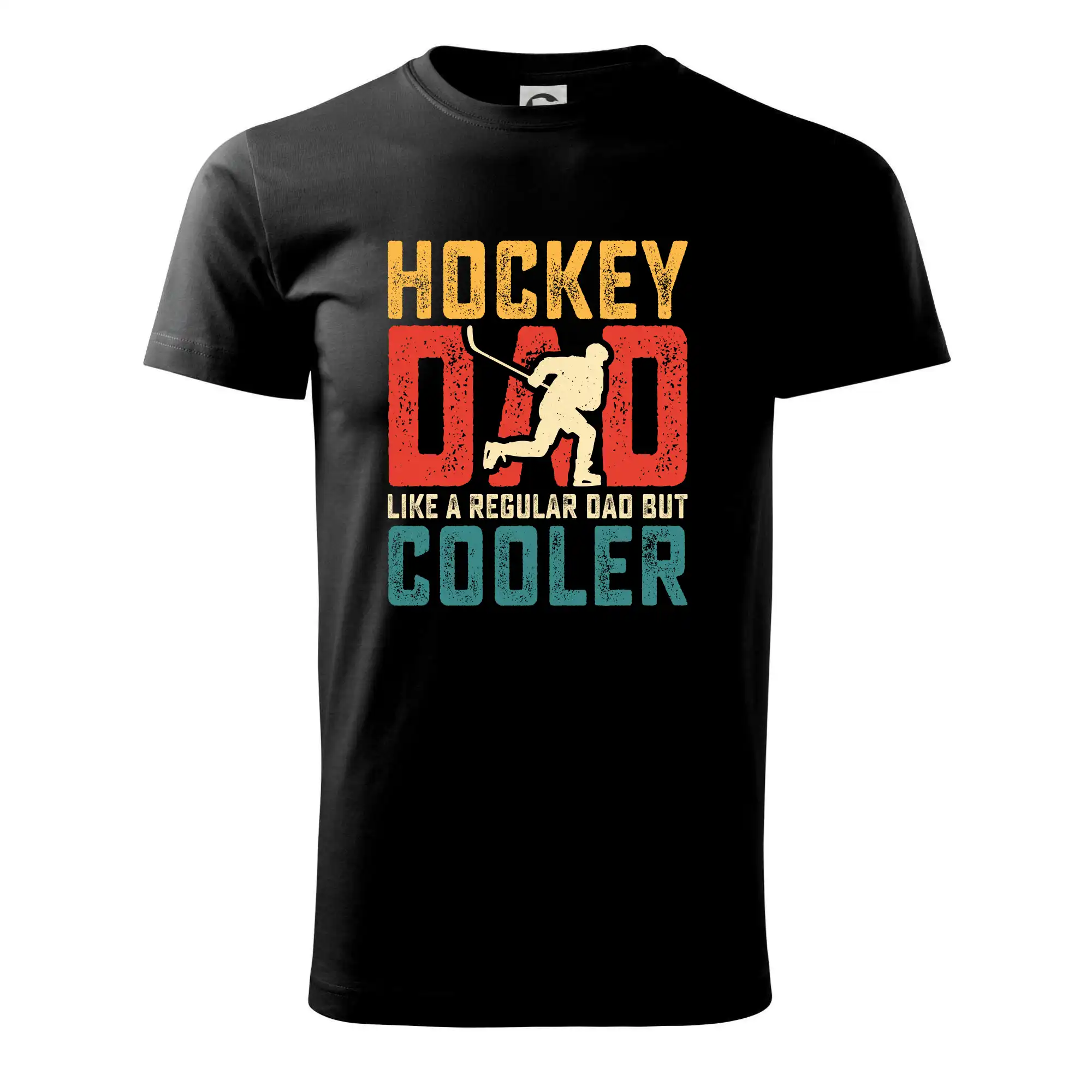 Hokejová trička - Hockey dad like a regular dad but cooler - Tričko extra veľké  (5-8XL)