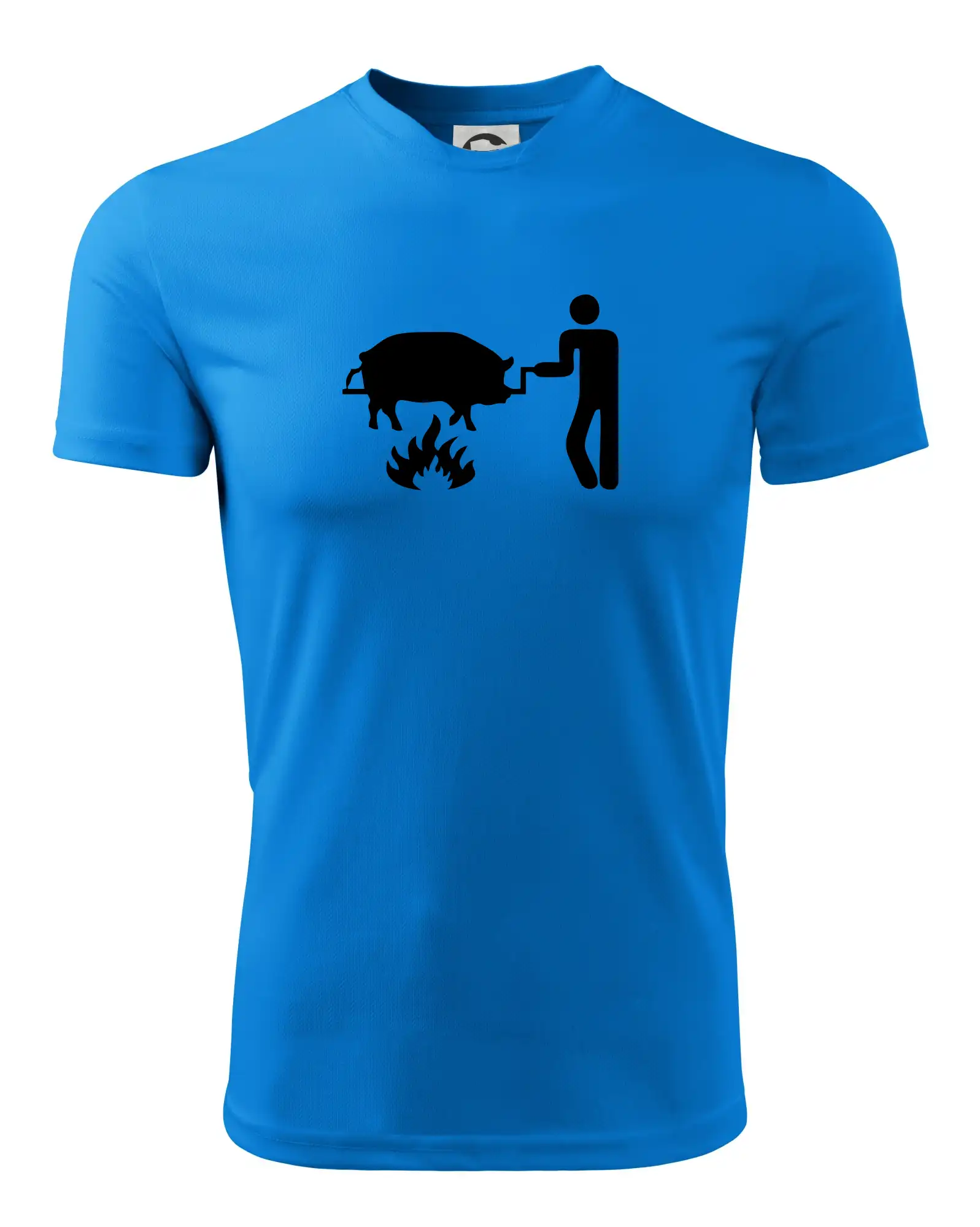 Tričká a zástery na grilovanie - Grilovanie - Prasa - Pánske tričko Fantasy športové