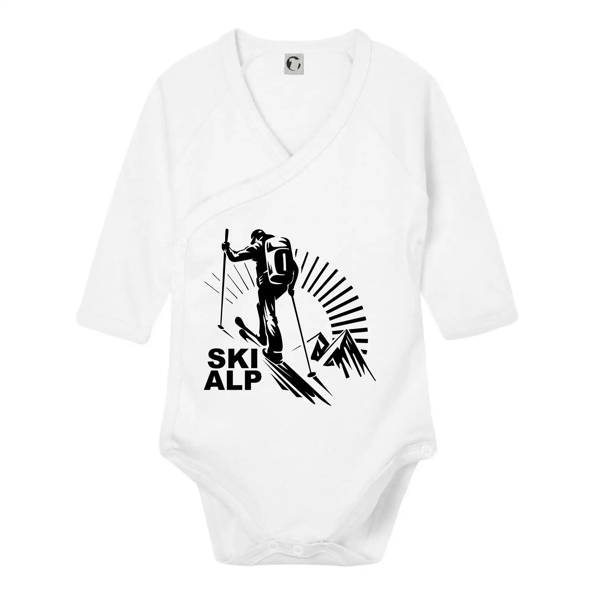 Lyže a Snowboard - Skialp trip - Body zavinovacie s dlhým rukávom