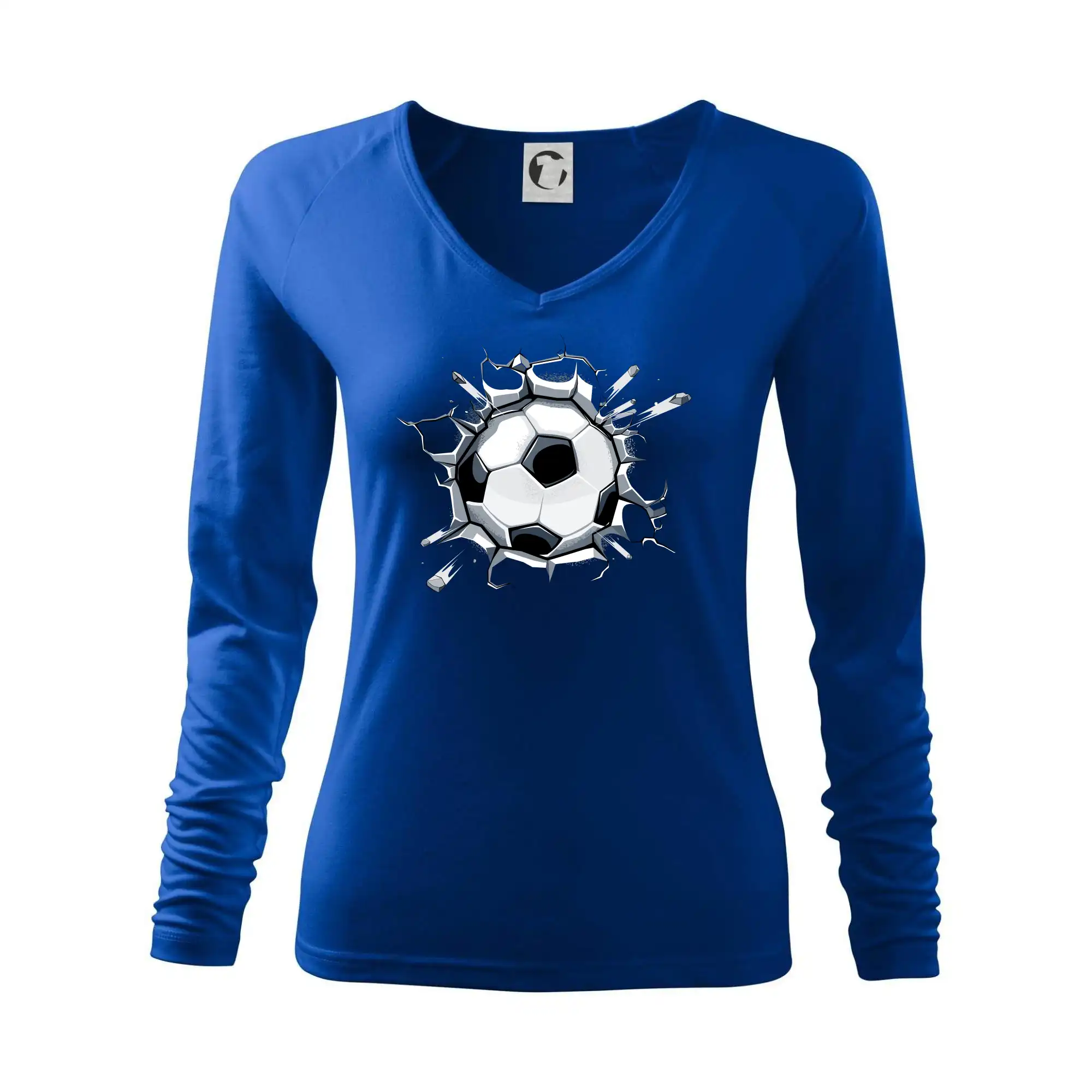 Tričká pre futbalistov - Futbalová lopta v triku - Tričko dámske Elegance