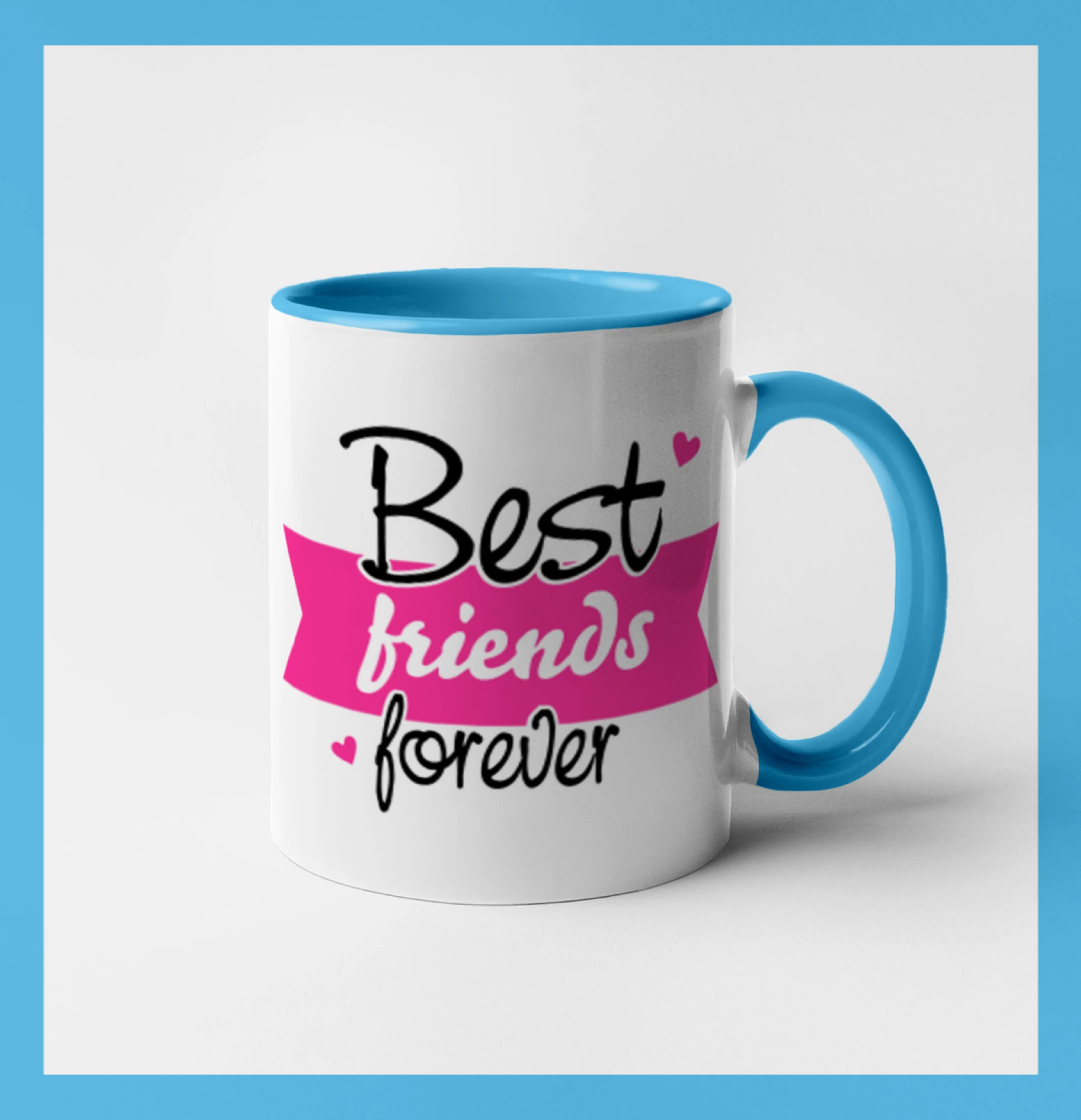 BFF tričká pre najlepšie kamarátov - Best friends stuha - Hrnček 