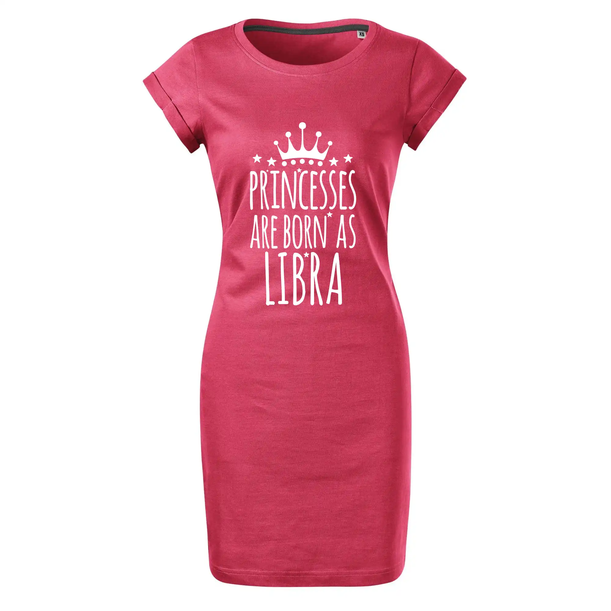 Tričká váhy - Princesses are born as Libra - Váhy - Tričko Šaty FREEDOM