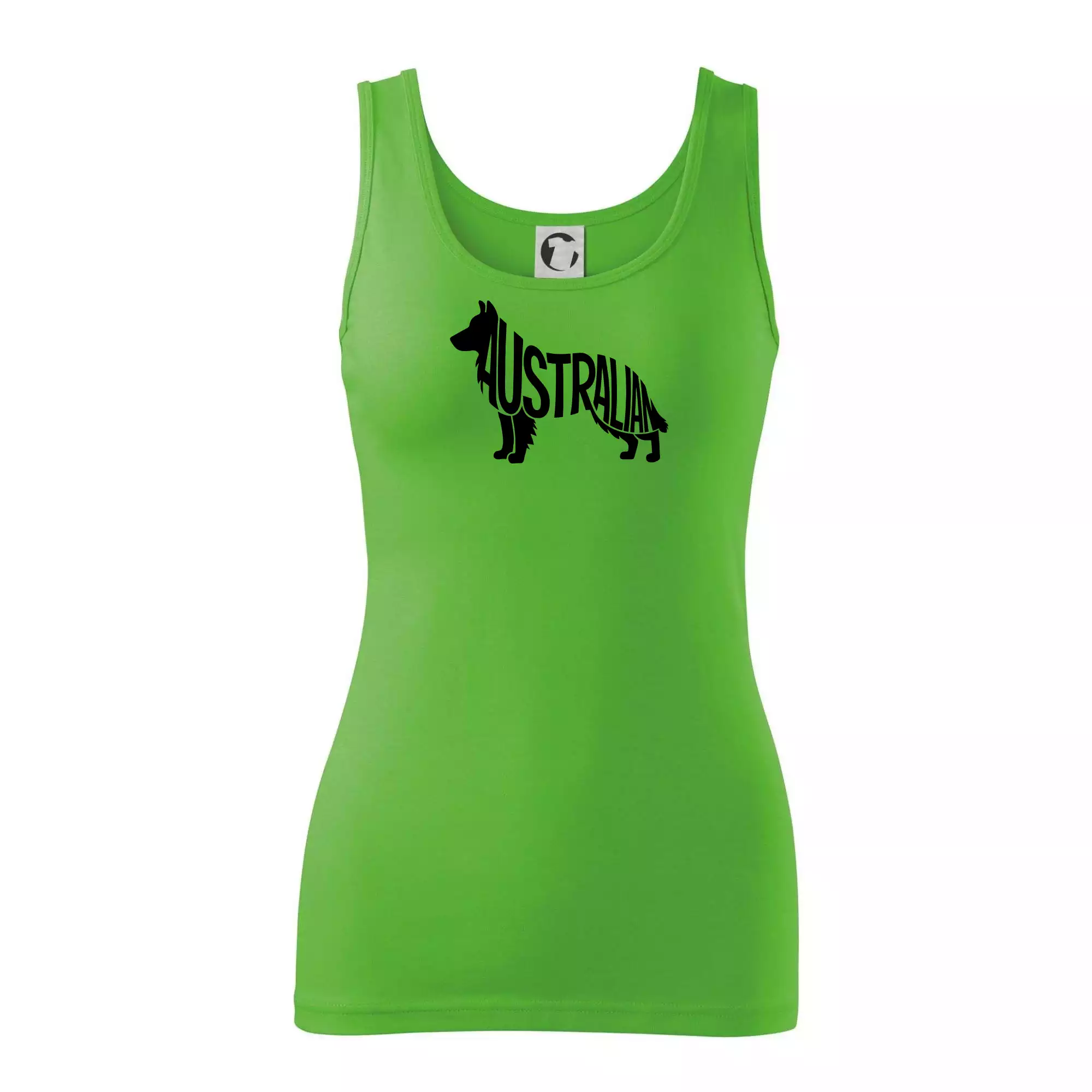 Australský Ovčák - nápis v těle