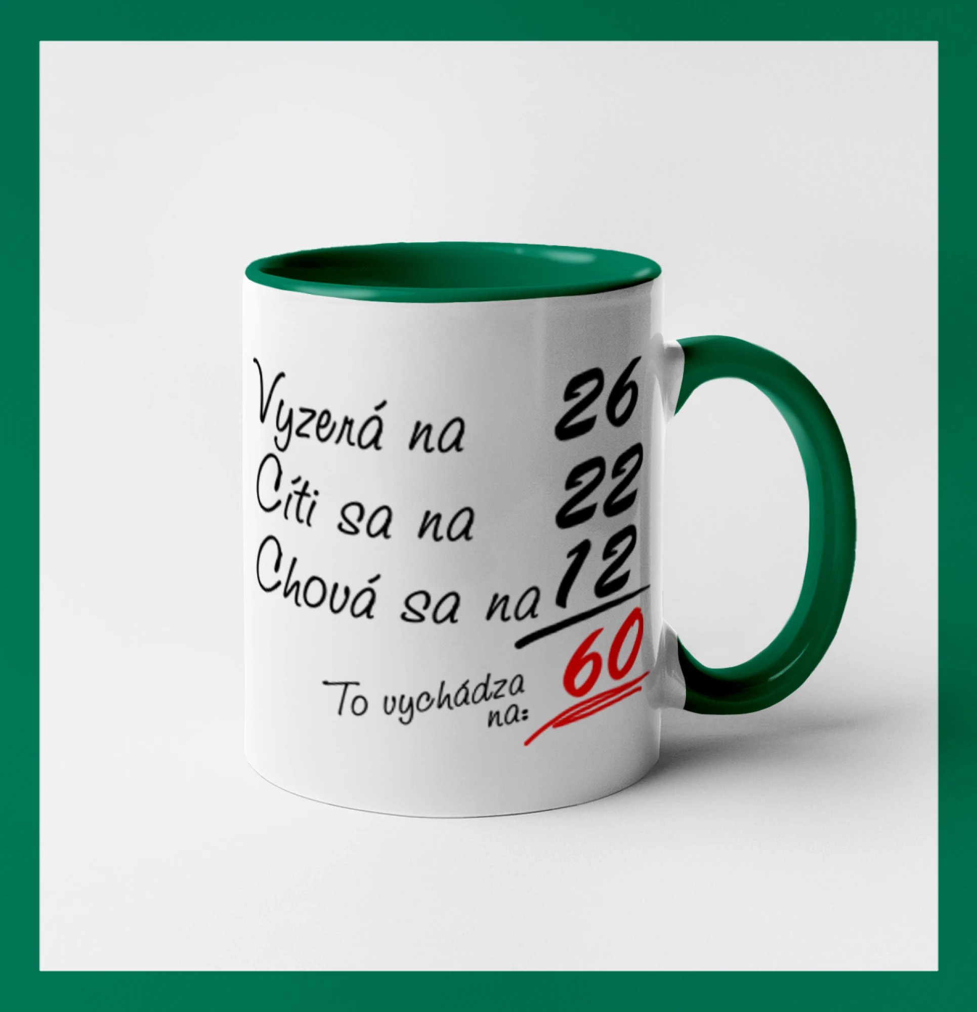 Vyzerá, cíti sa, chová sa - 60 rokov