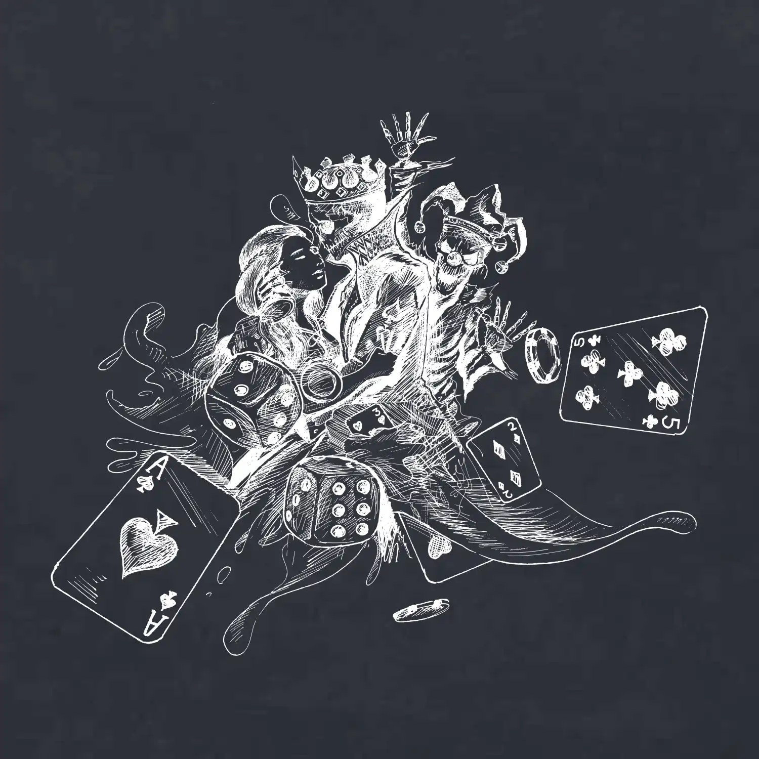 Poker skica