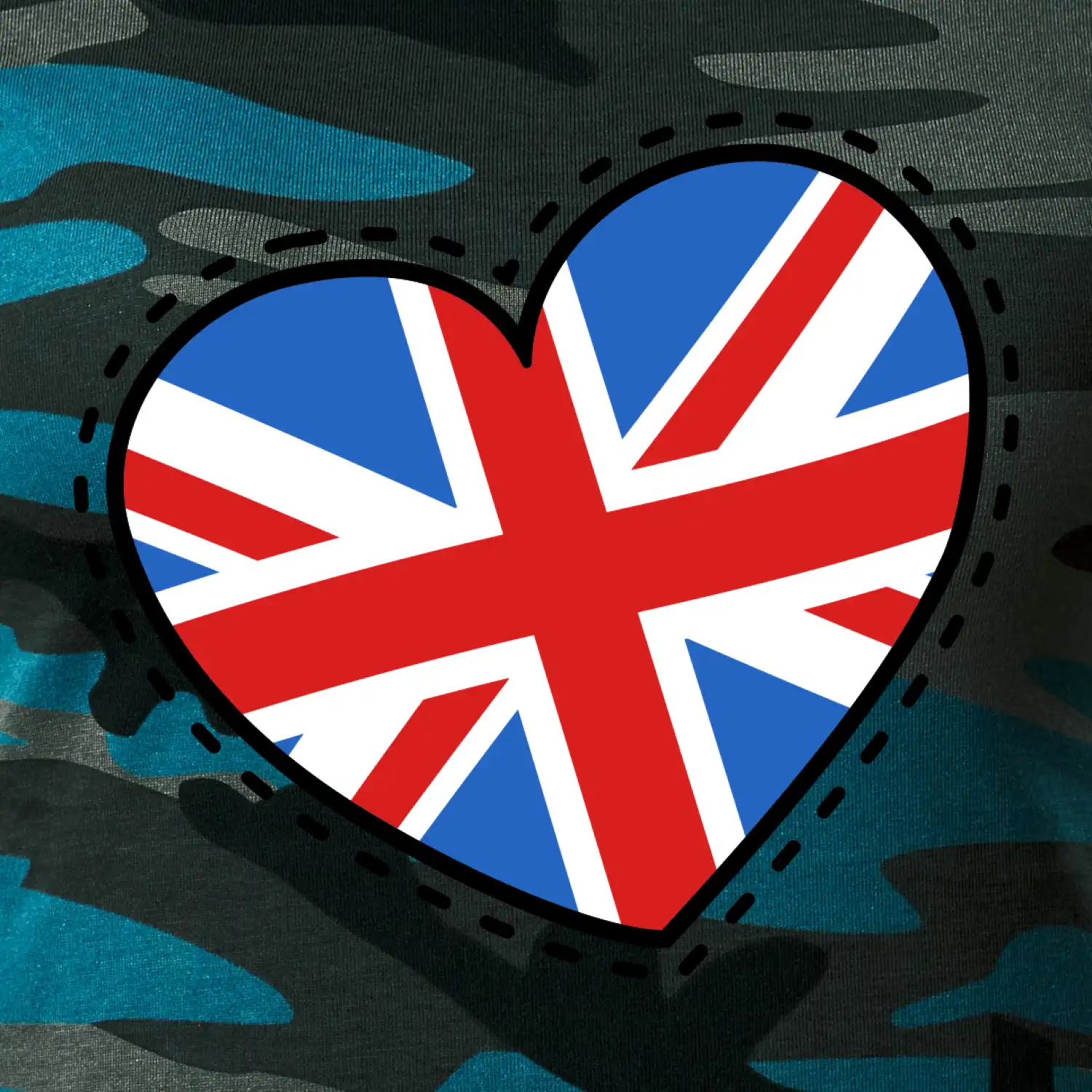 Británie srdce prso