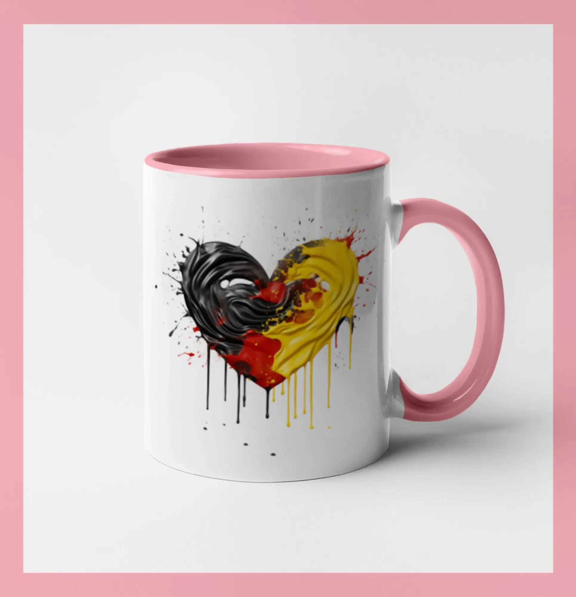 Srdce rozprsknuté - Německé barvy