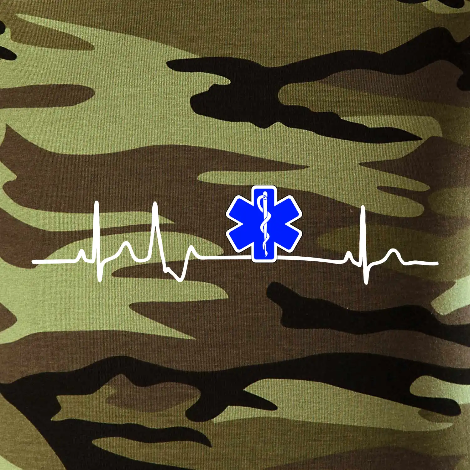 EKG rescue modrá hvězda