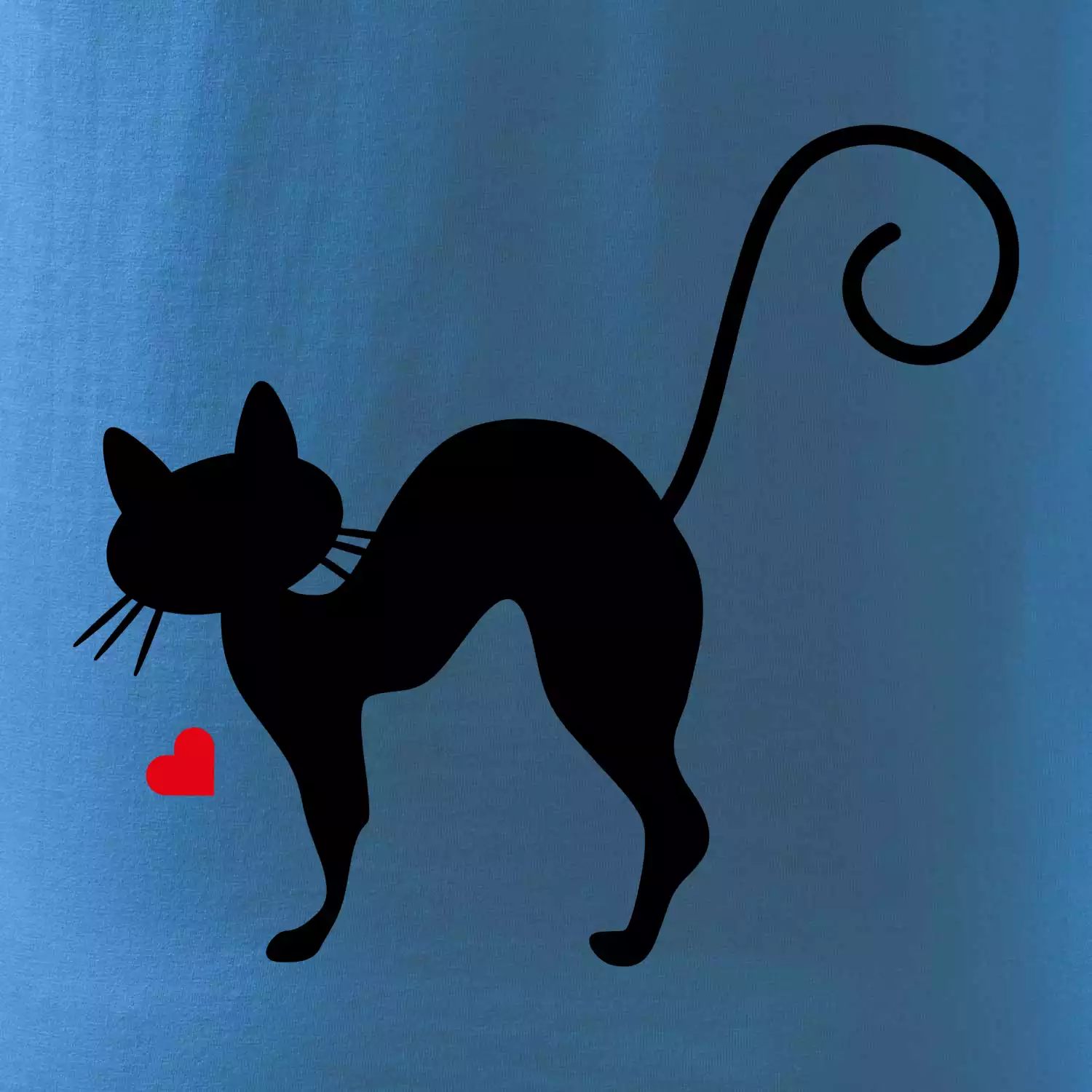 Zamilovaná kočka prohnutá