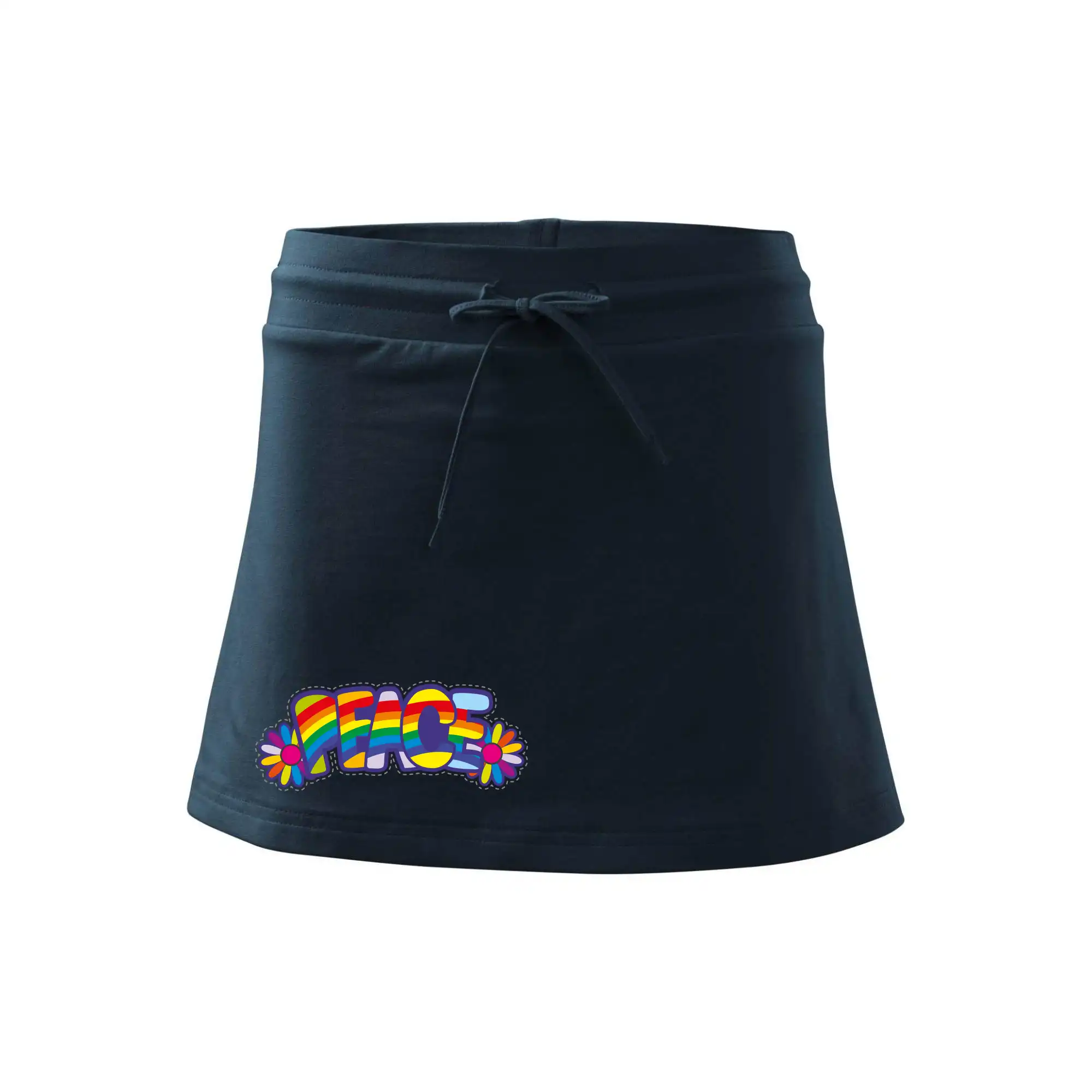 Peace nápis duhový