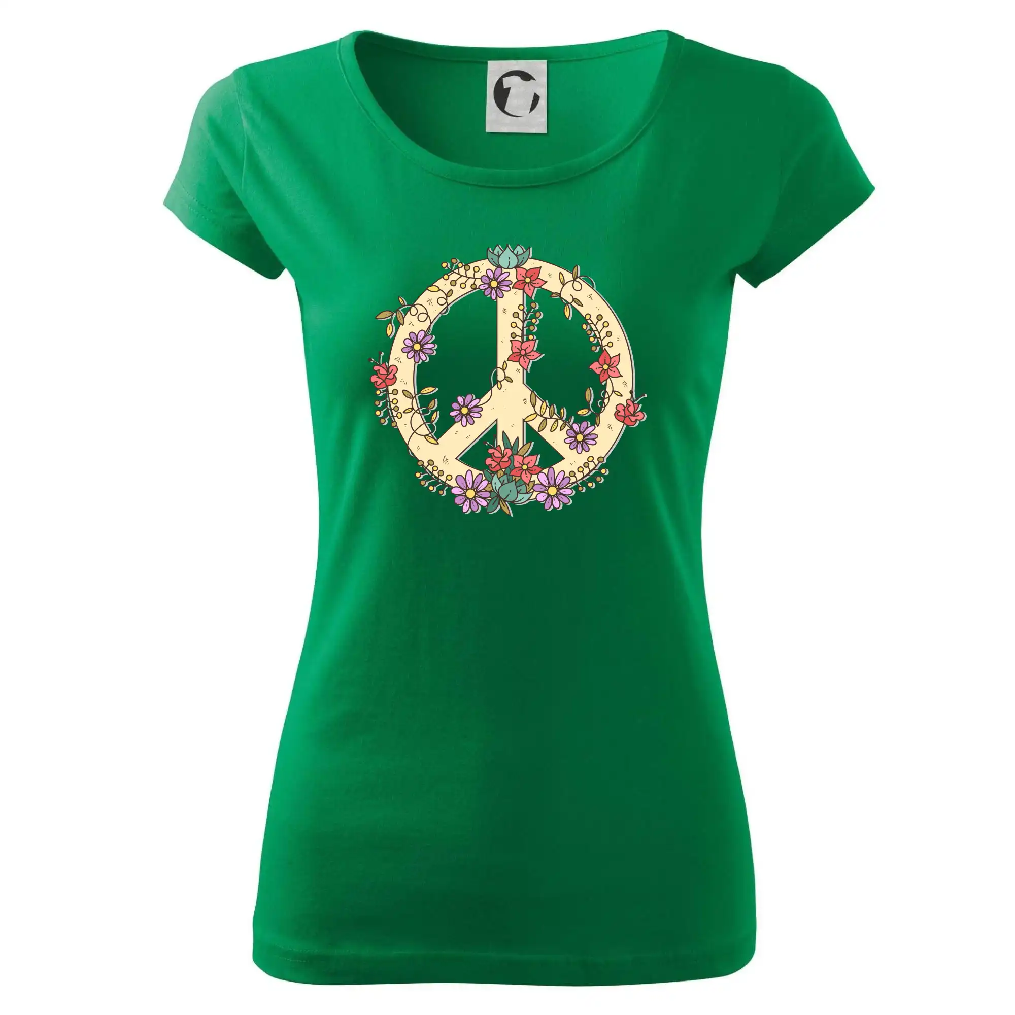 Peace symbol pískový