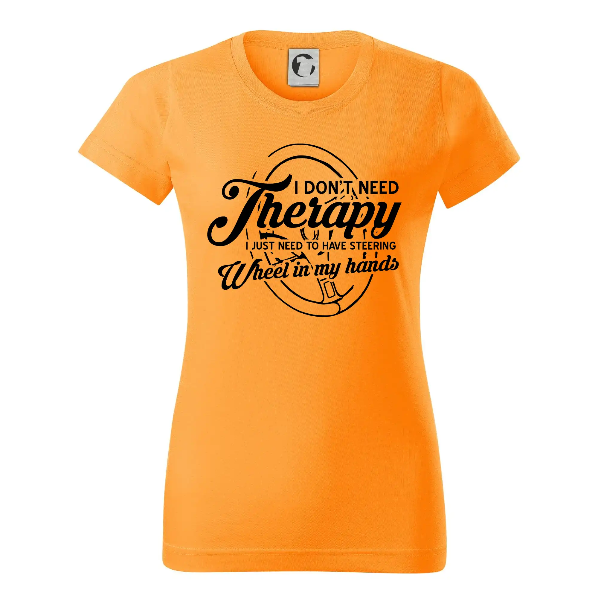 Kulatý nápis - I don't need therapy wheel in my hands