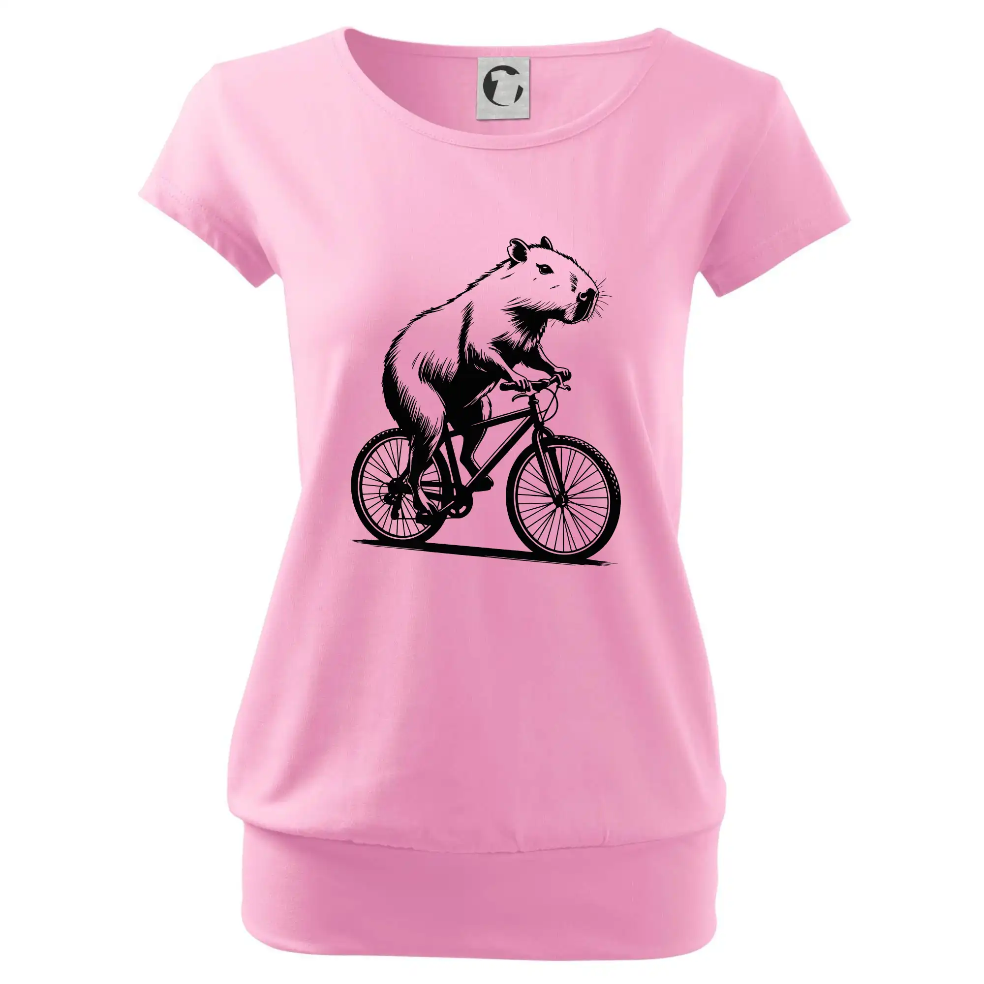 Kapybara na kole černá