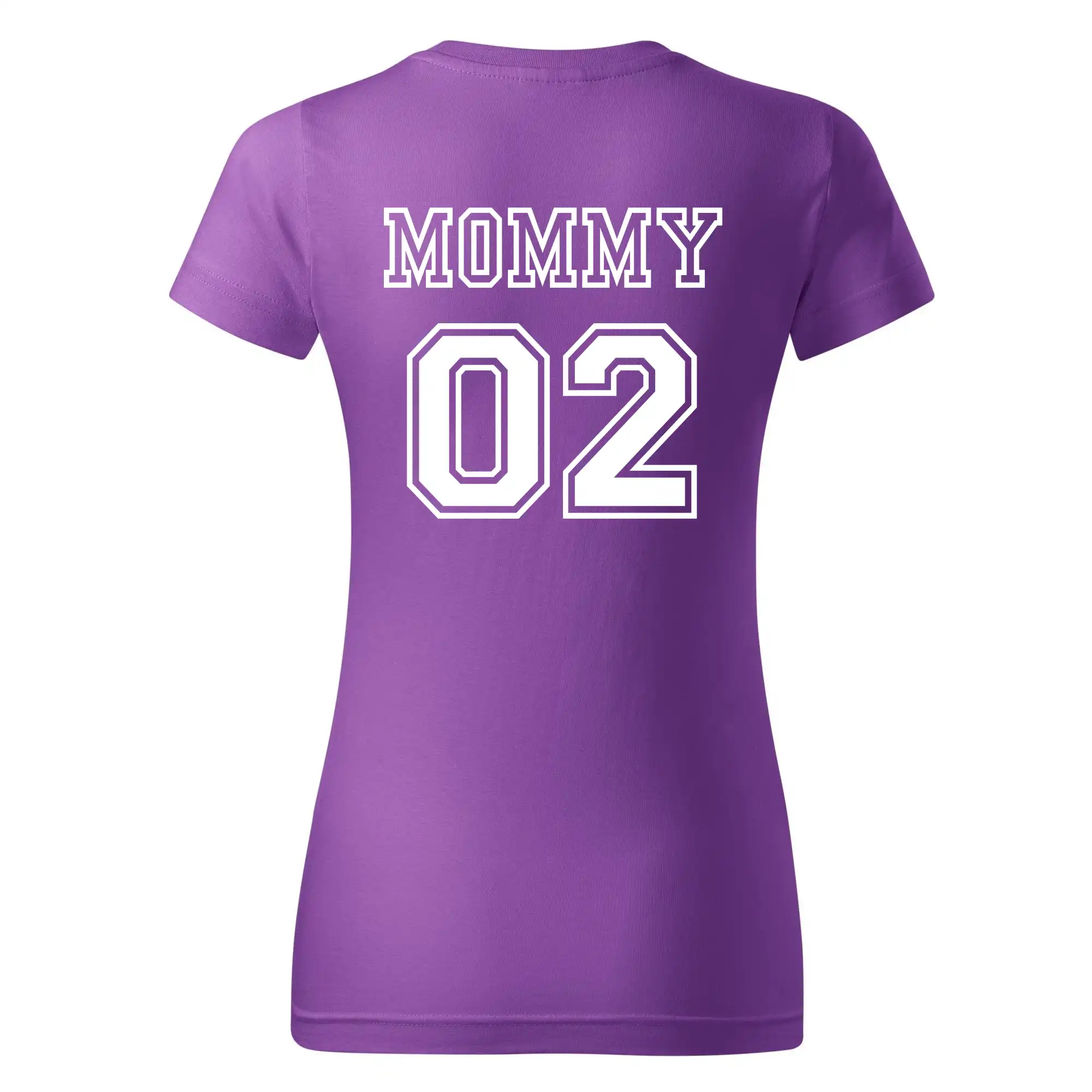 Tričká a mikiny pre mamičky - Family Team - MOMMY - Dámske tričko basic - ľahko voľnejšie a dlhšie