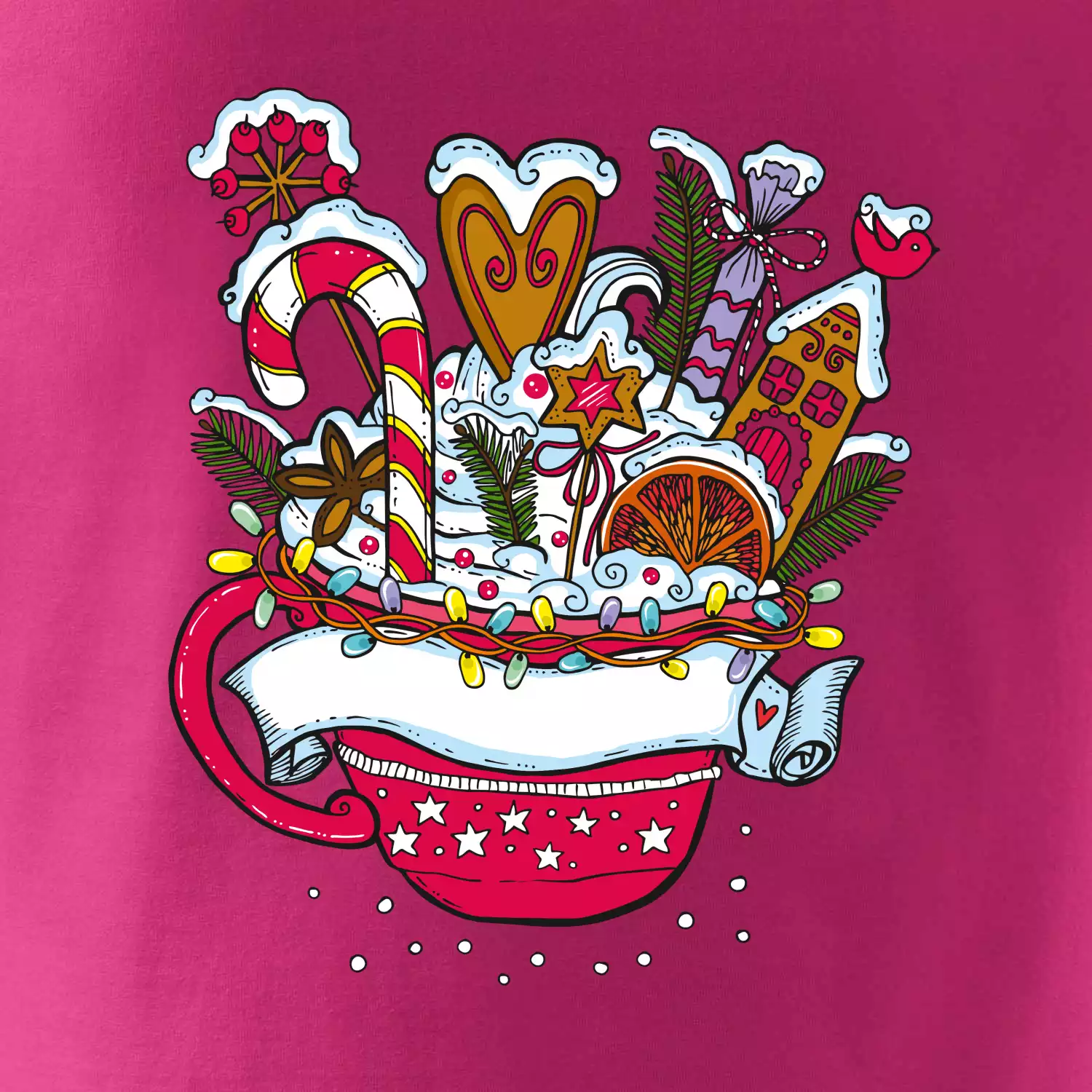 Vianočný Punč - hrnček (Pecka design)