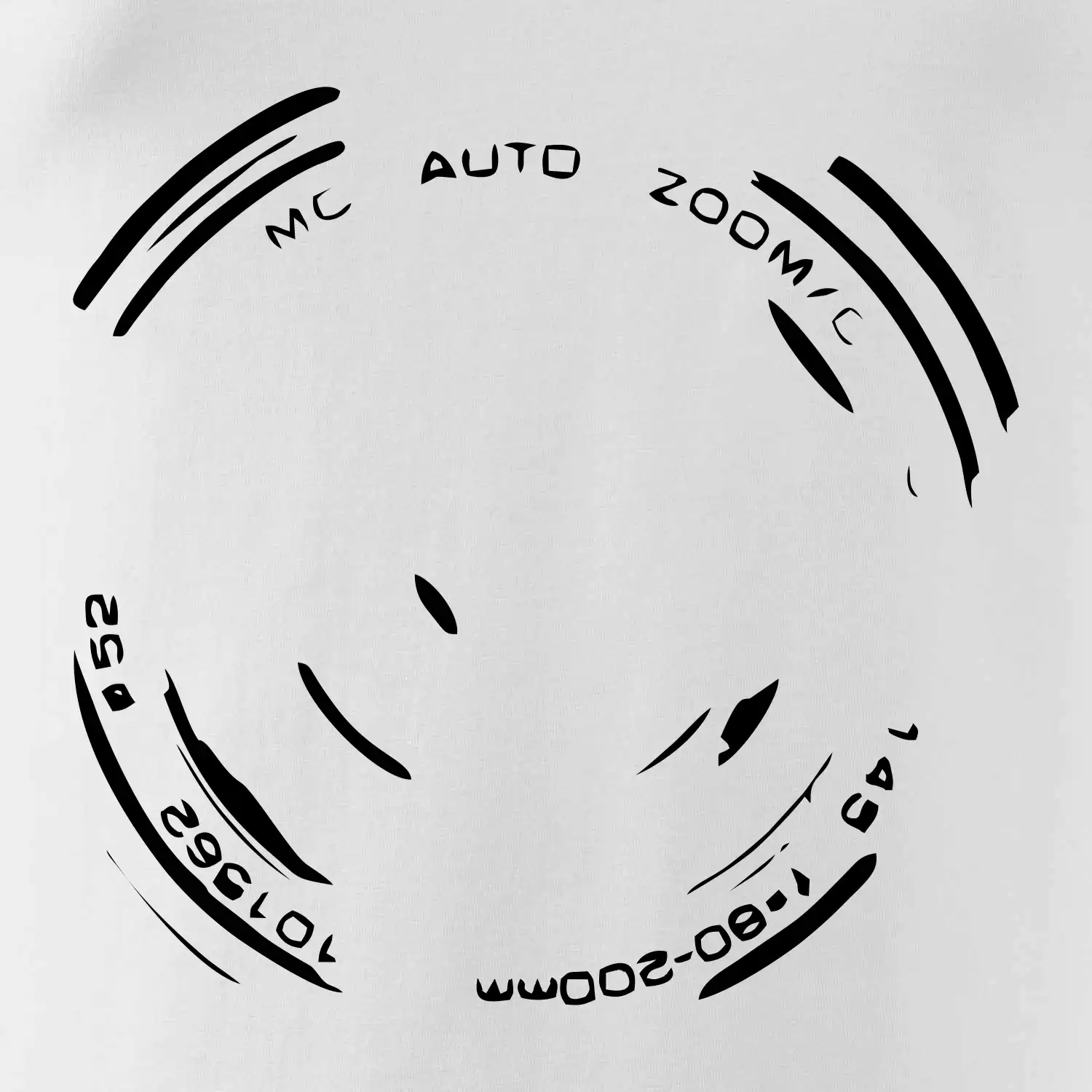 Foto objektiv obtisk