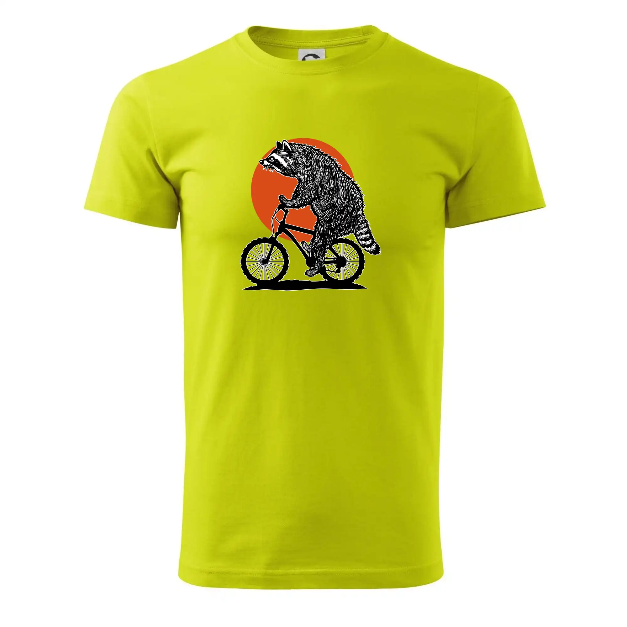 Tričko ako darček pre cyklistu - MTB mýval - Klasické pánske tričko vyššej gramáže