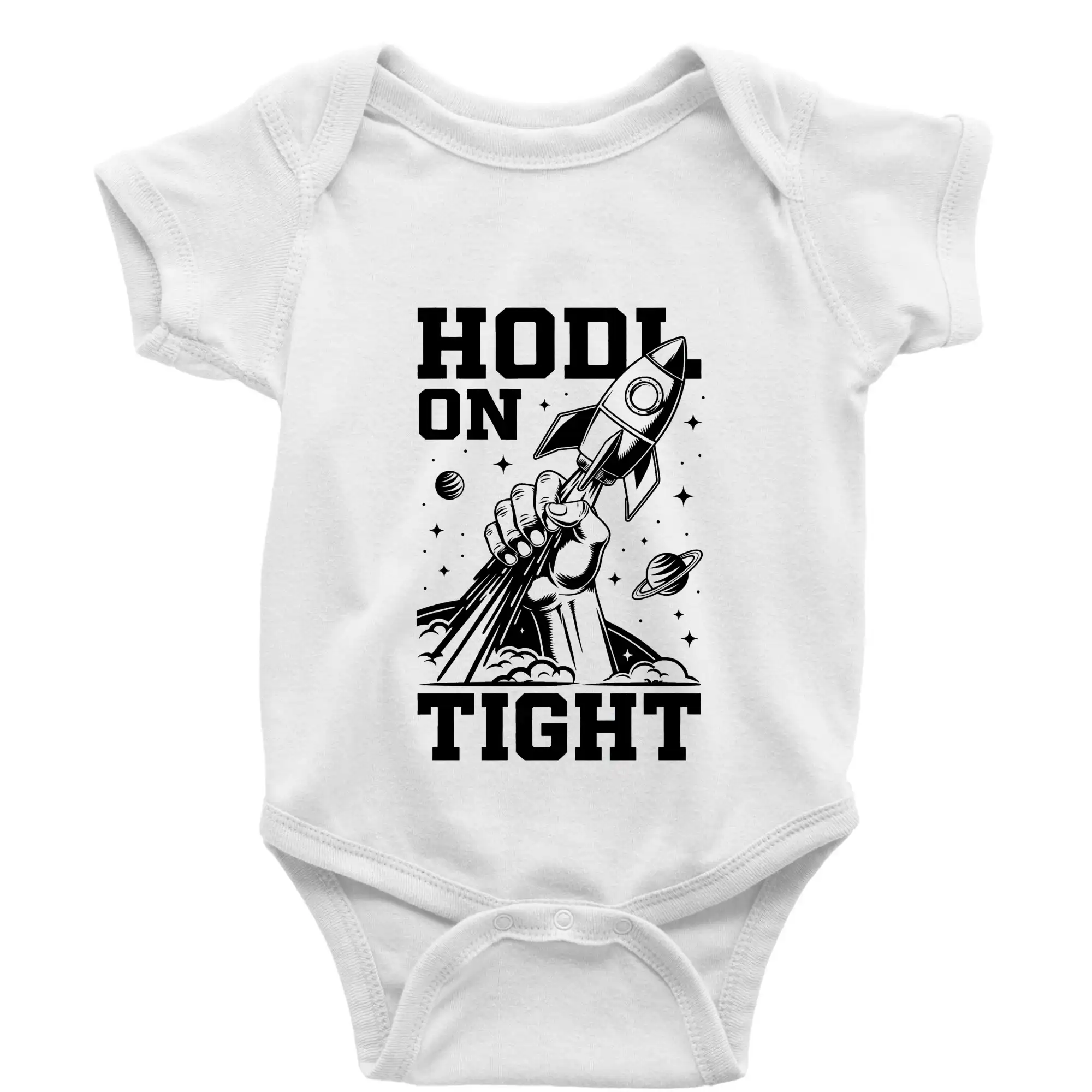 HODL On Tight raketa - Body dojčenské s krátkym rukávom