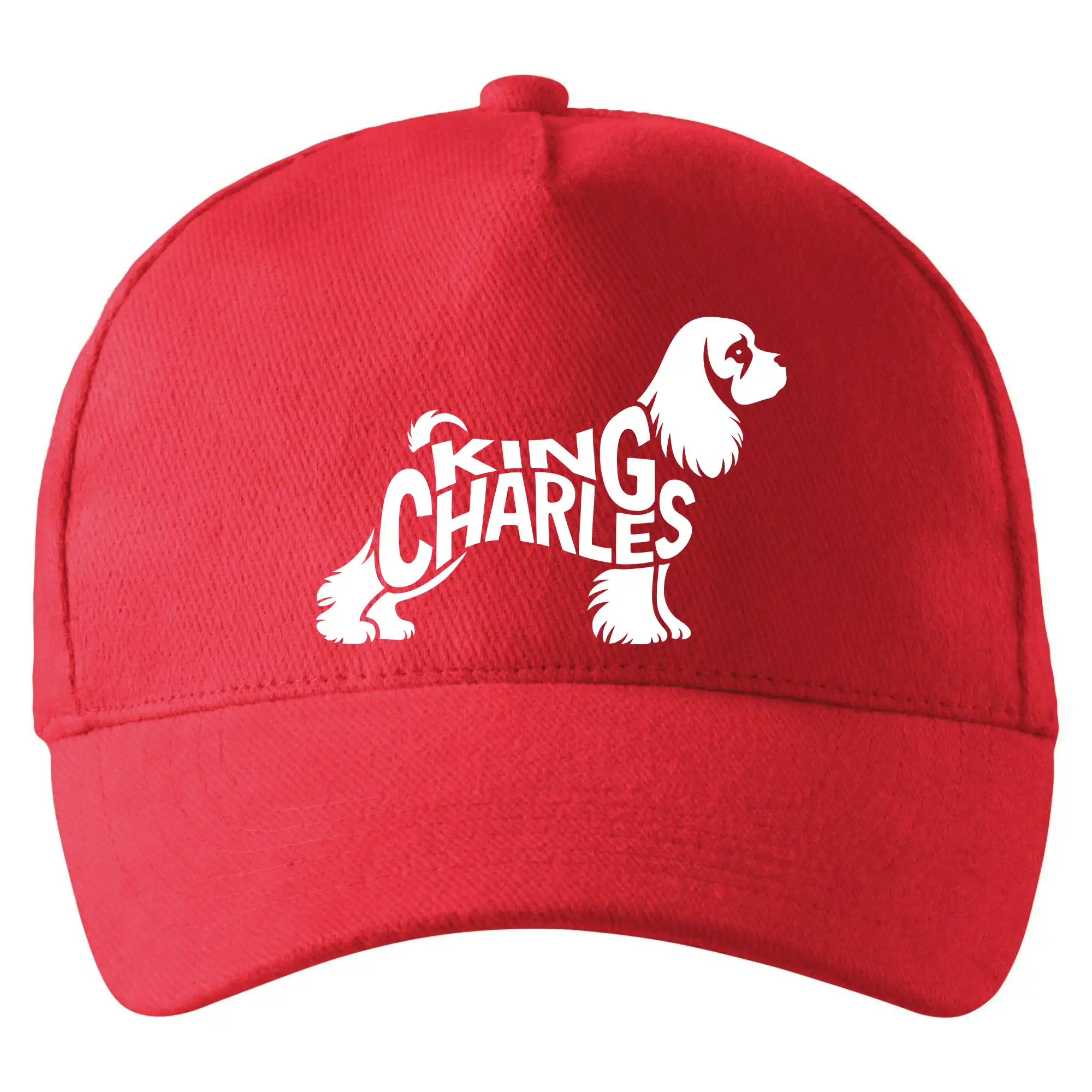 Ostatné psie plemená - Kavalier king Charles španiel nápis v tele - Šiltovka so zahnutým šiltom a mosaznou sponou