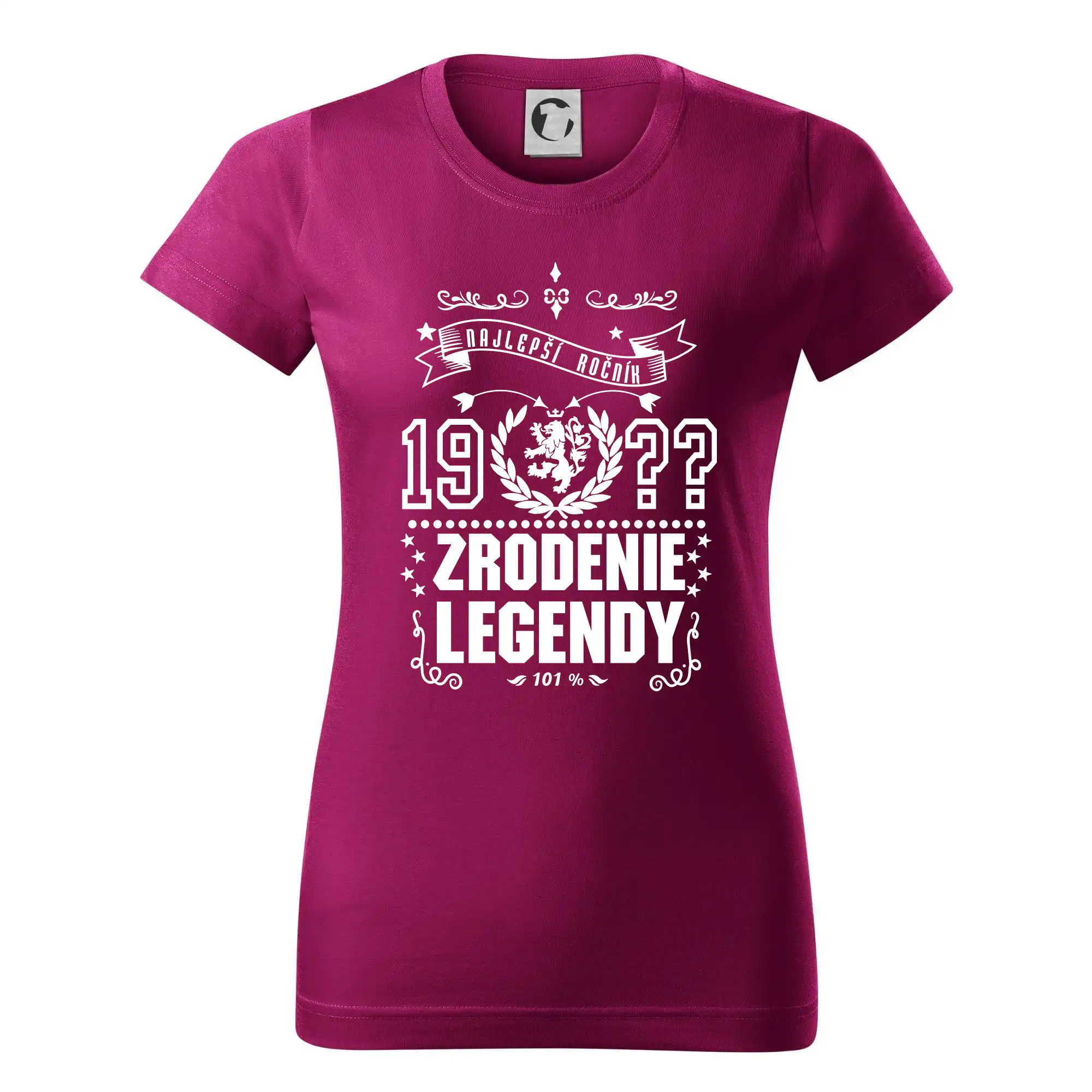 Trička Zrodenie legendy - Zrodenie legendy - Slovenský lev - Dámske tričko basic - ľahko voľnejšie a dlhšie