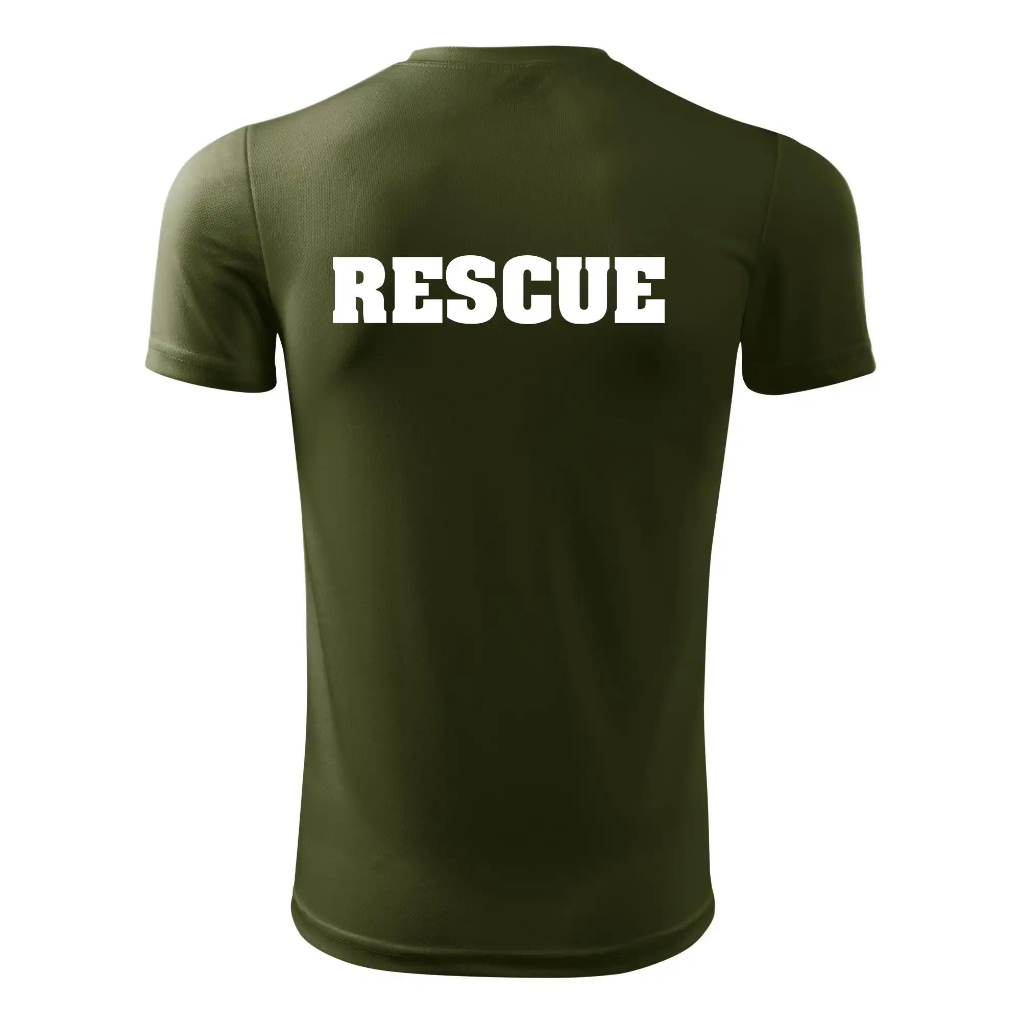 Rescue - Hviezda na prsníku + nápis na chrbte