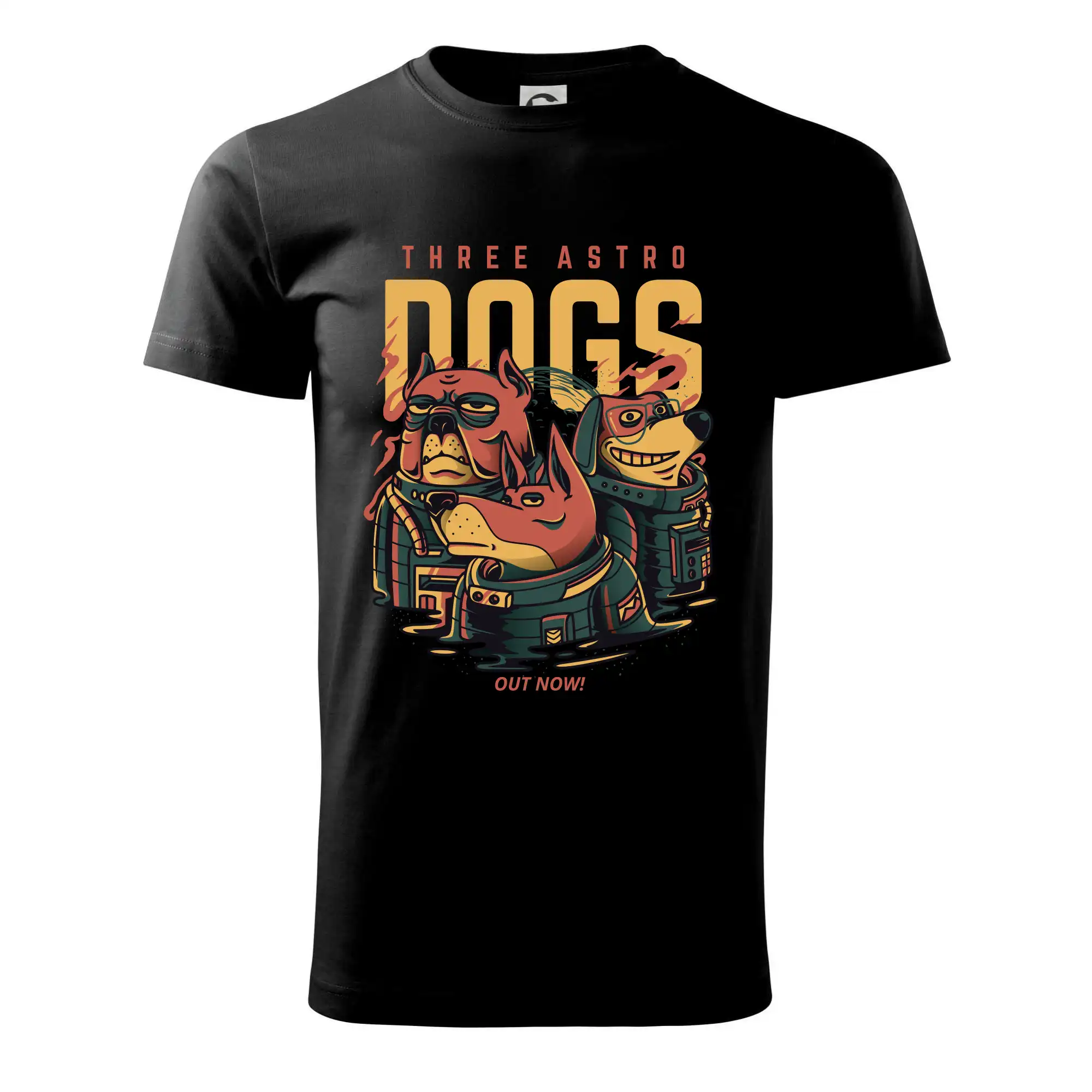 Vesmirne tričká - Astro dogs - Pánske tričko nižšej gramáže