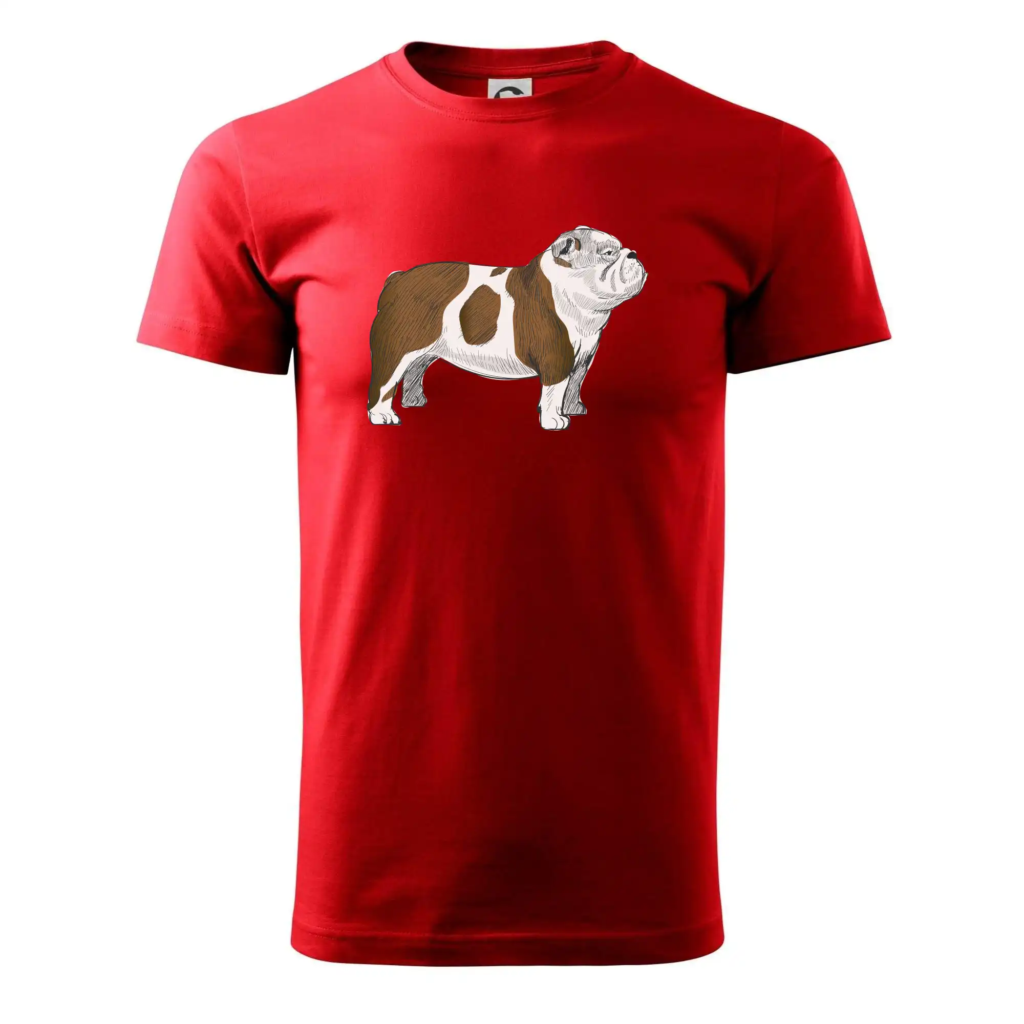 Ostatné psie plemená - Vintage English bulldog - Klasické pánske tričko vyššej gramáže