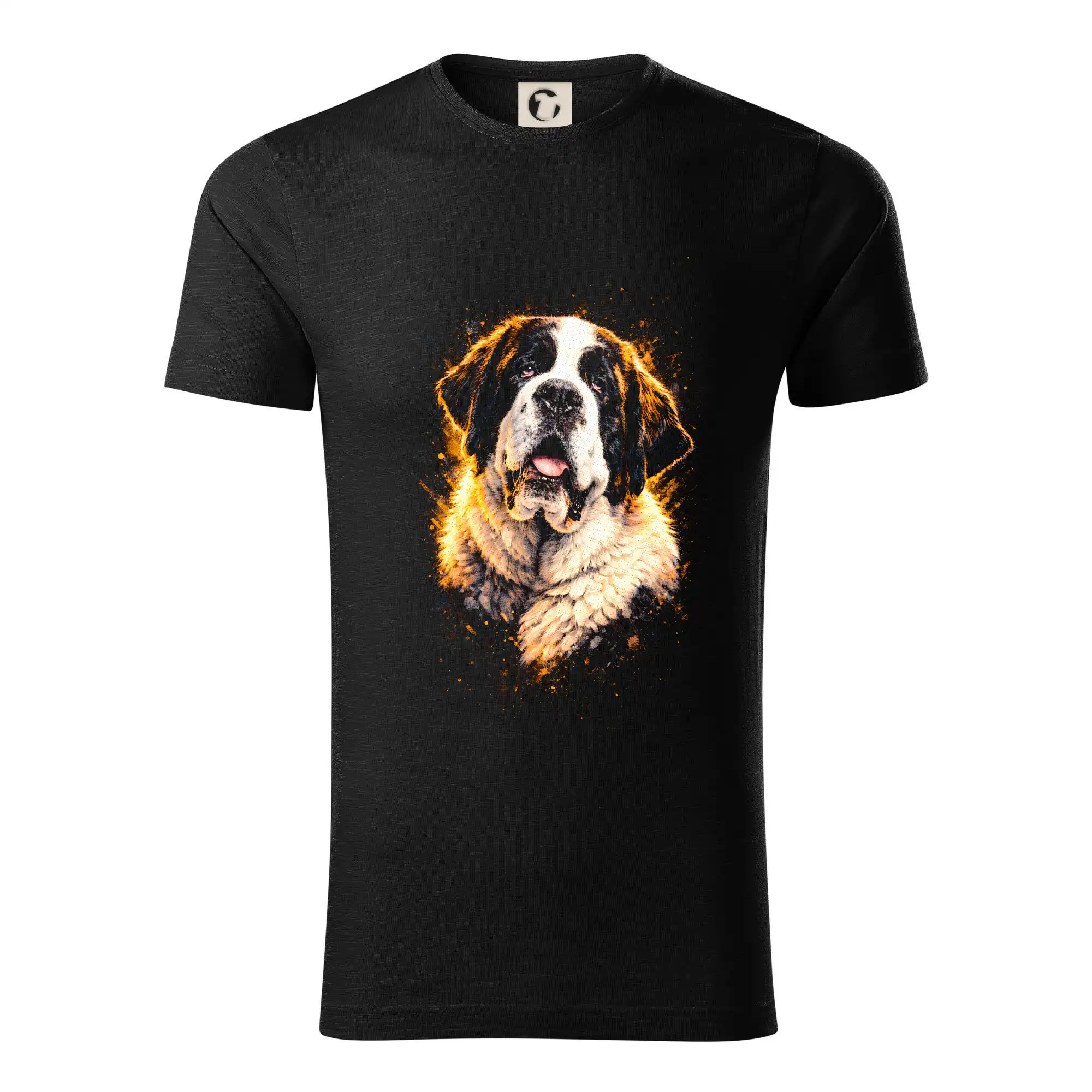 Ostatné psie plemená - Obrázok poltón Bernardín Hlava - Tričko z organickej bavlny