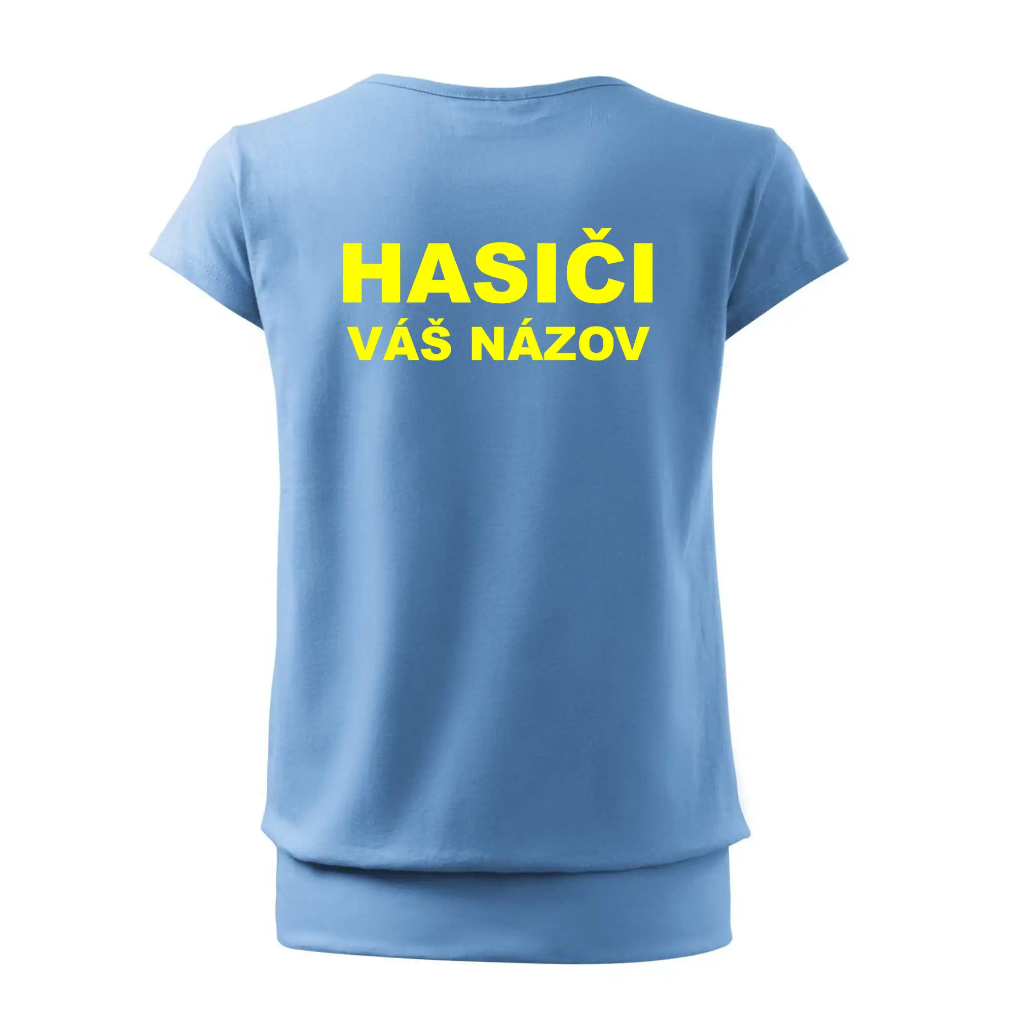 Hasiči - žltý nápis - váš názov zboru