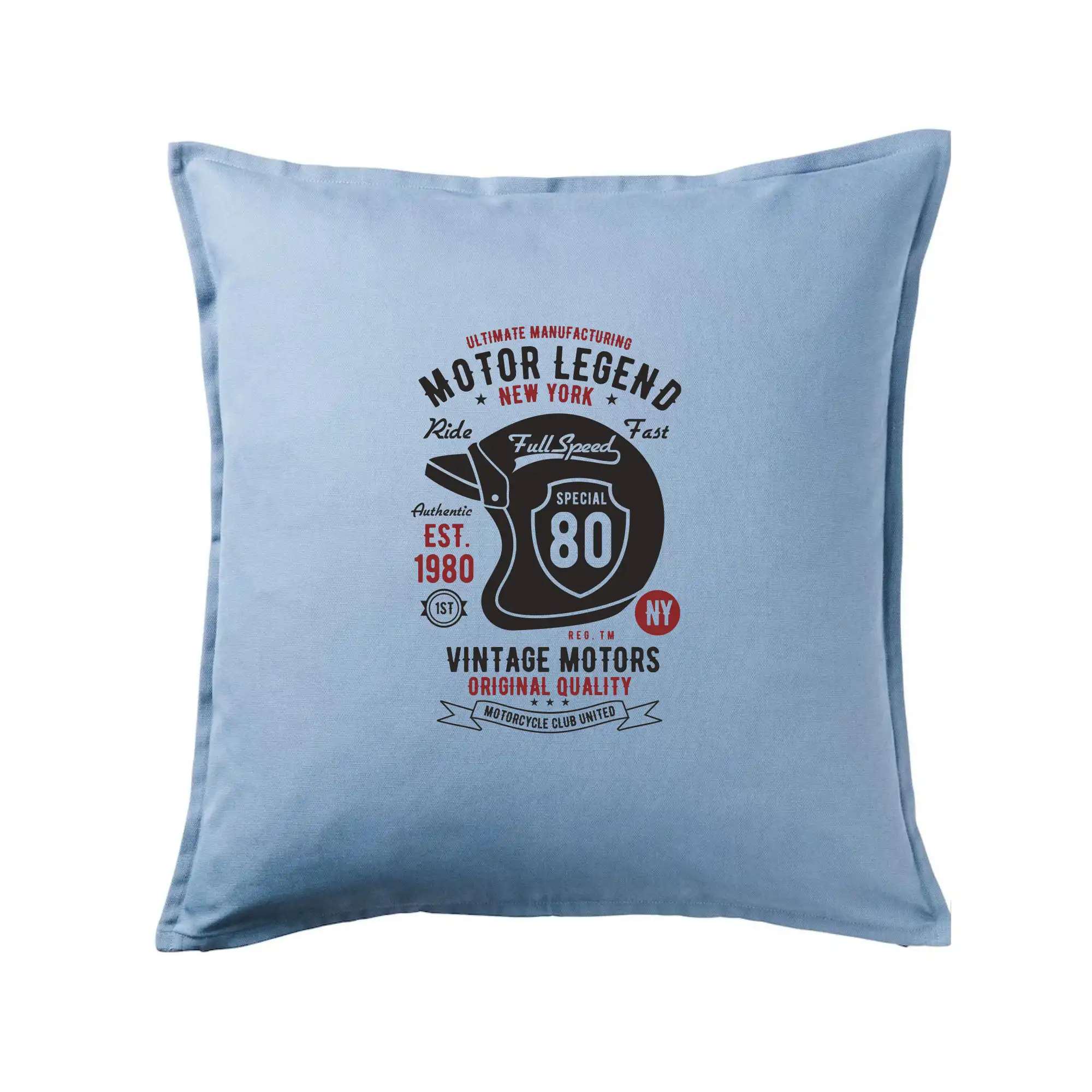 Tričká a mikiny s potlačou motoriek – pre pravých motorkárov - Motor Legend Helmet - Vankúš 50x50