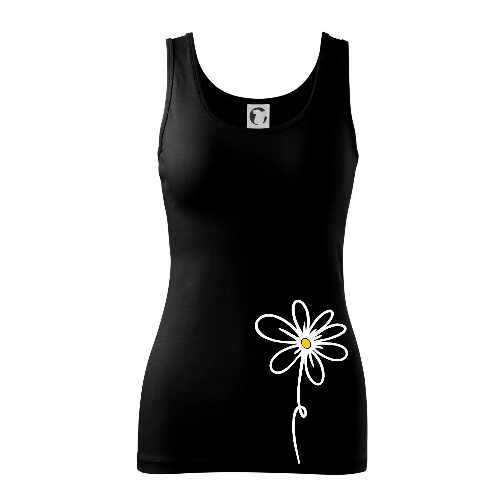 Kopretina - dole na výšku