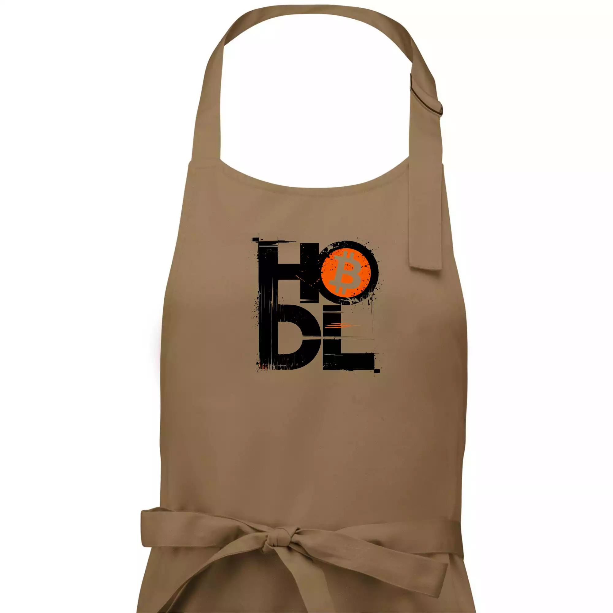 Hodl velký nápis a logo BTC