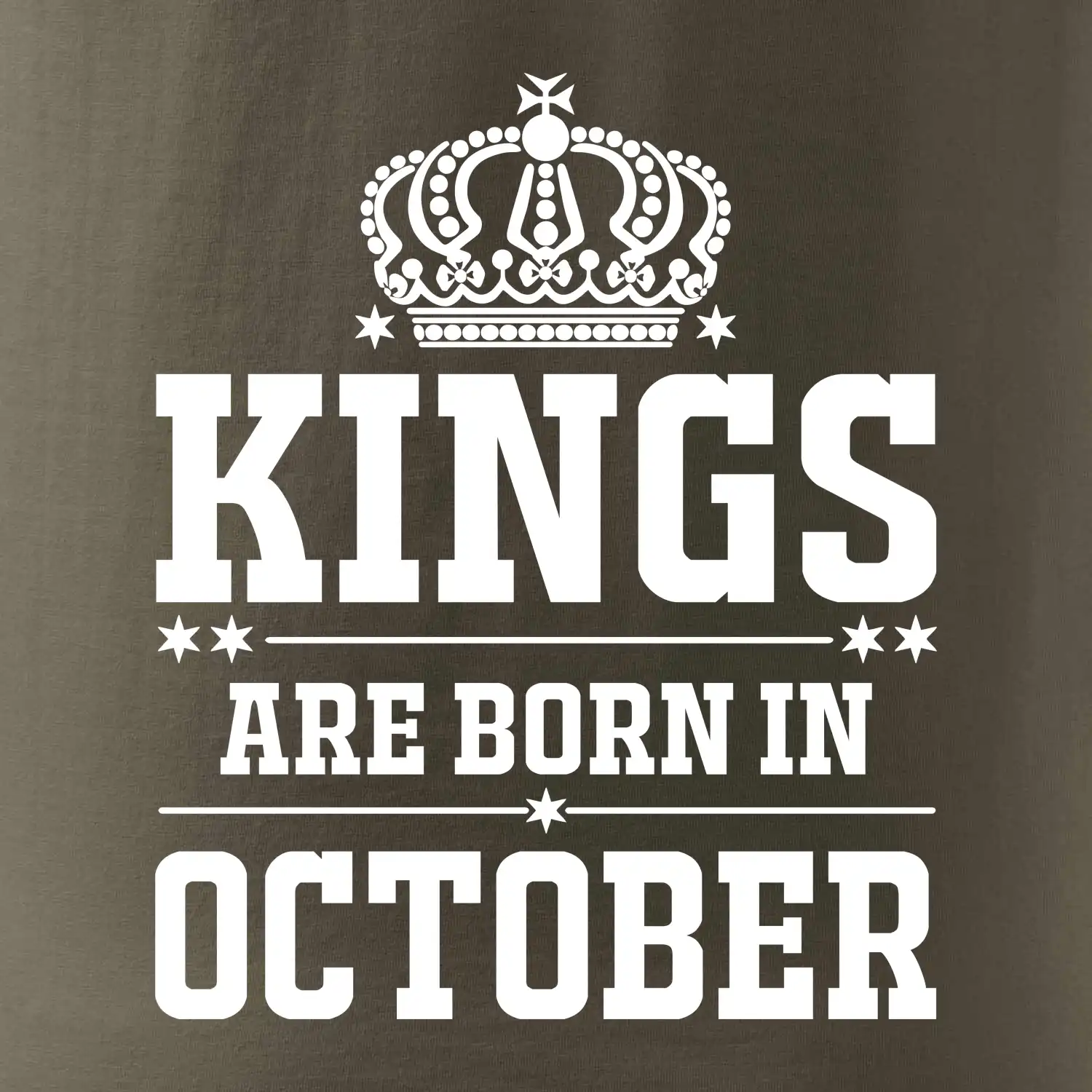 Kings are born in October