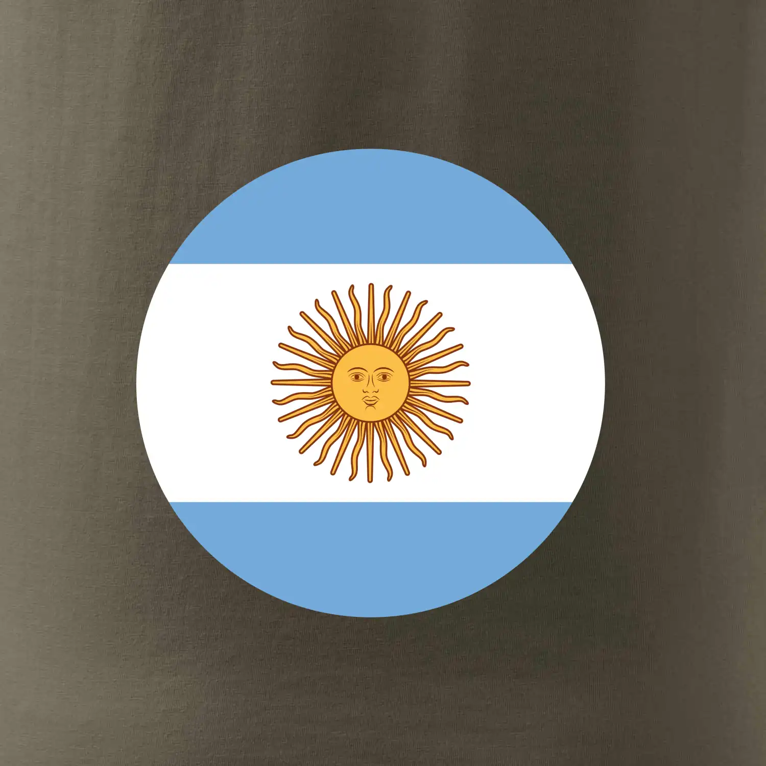 Argentina vlajka kulatá
