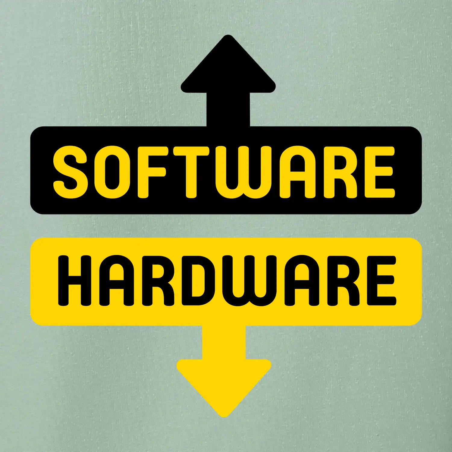 Software hardware - šipky